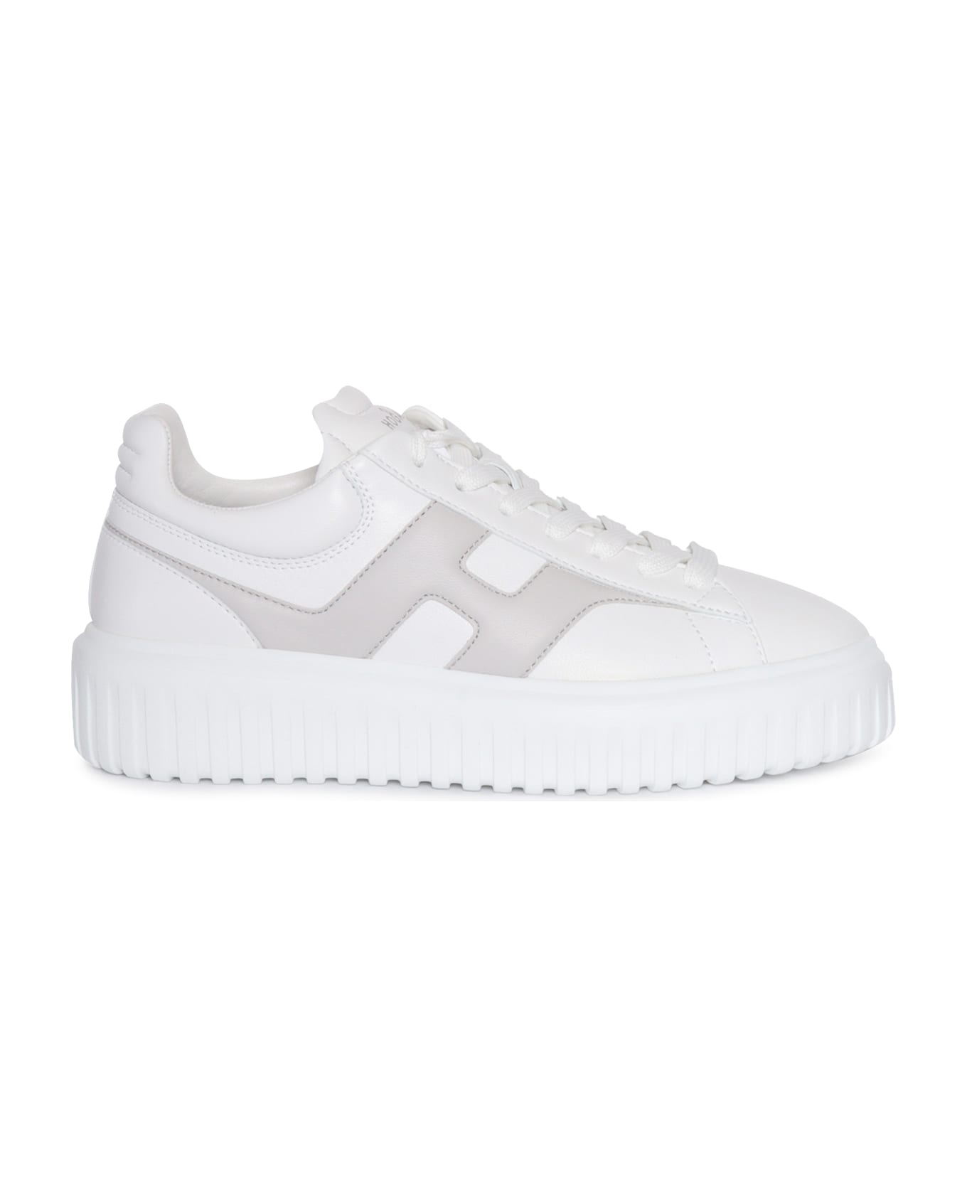 Hogan H-stripes Sneakers - WHITE