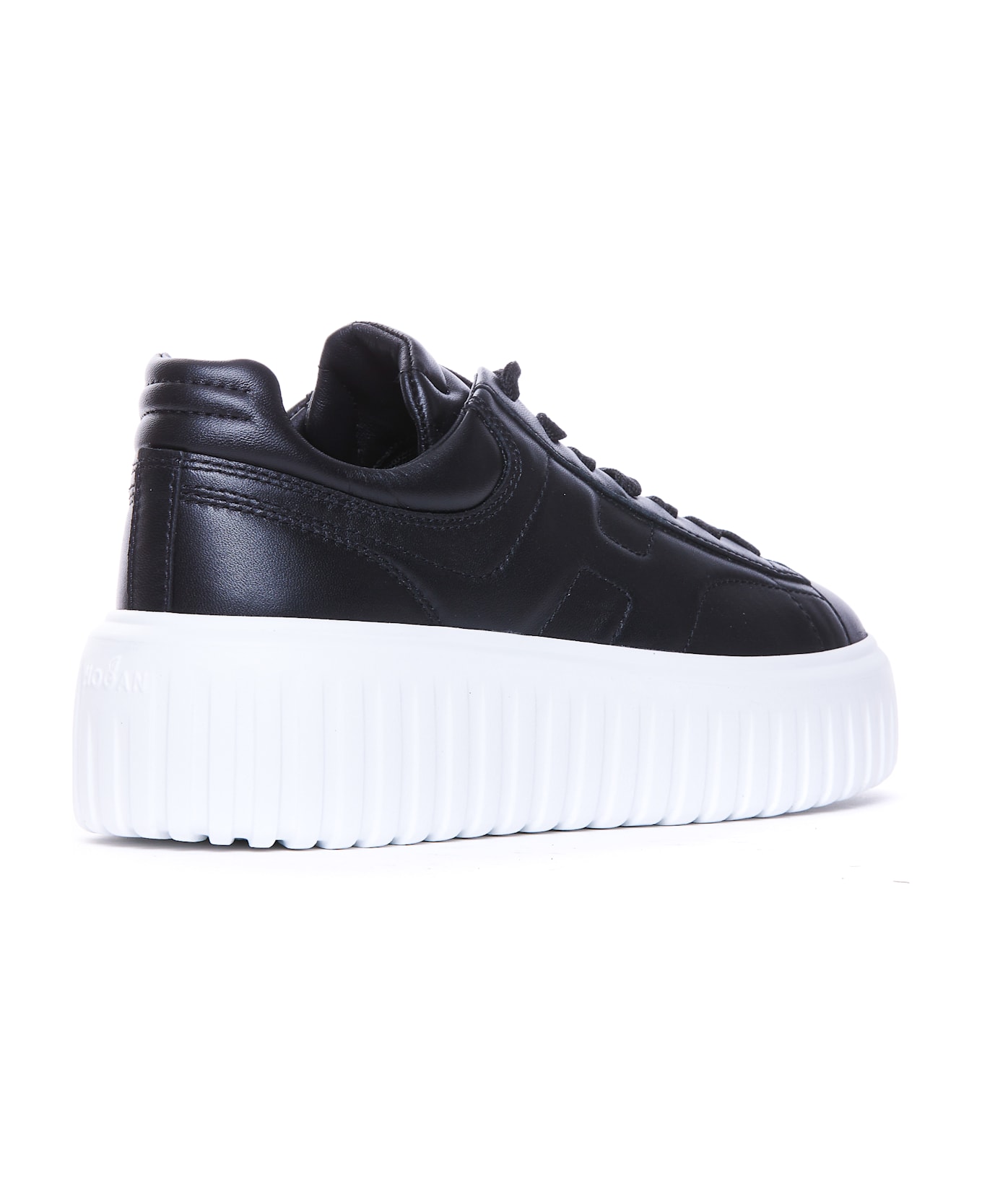 Hogan H-stripes Sneakers - Black