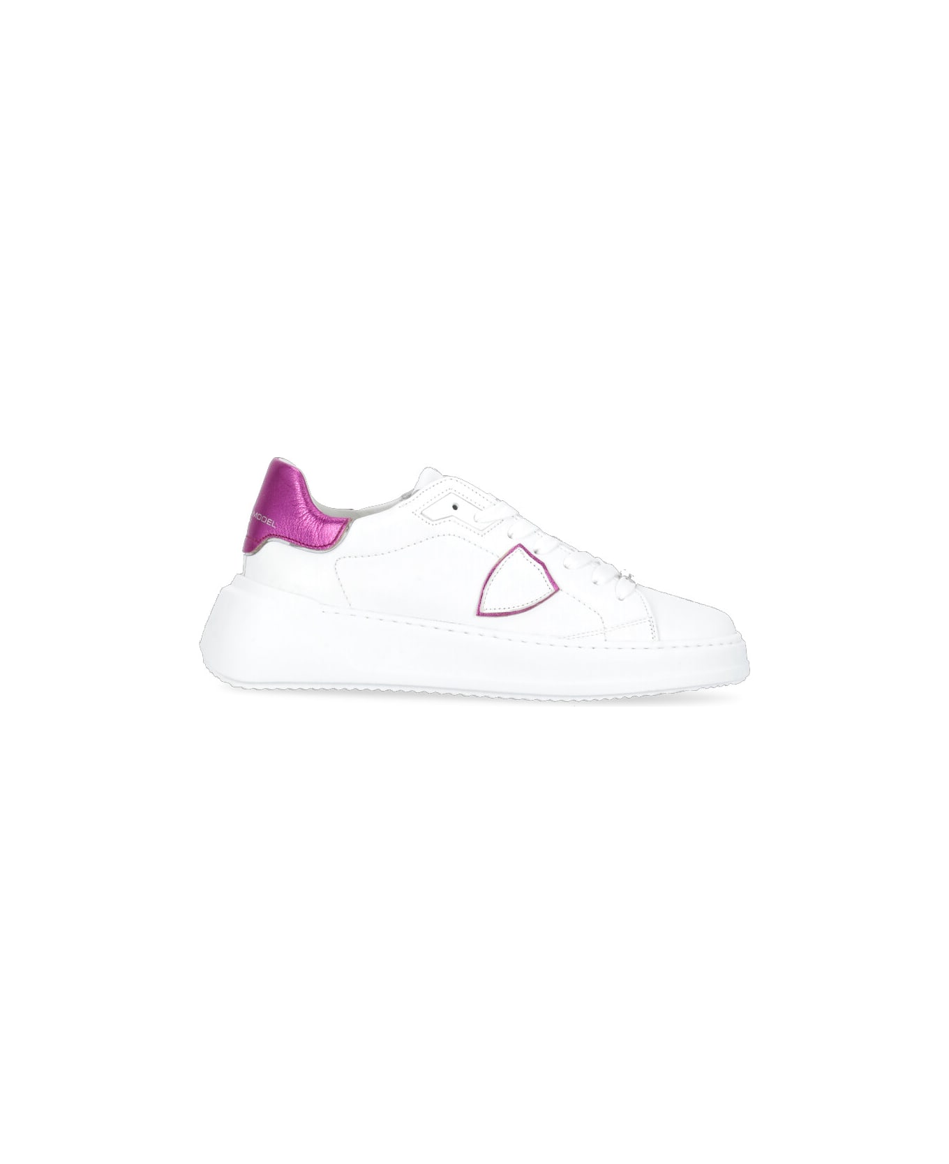 Philippe Model Tres Temple Low Sneakers - White
