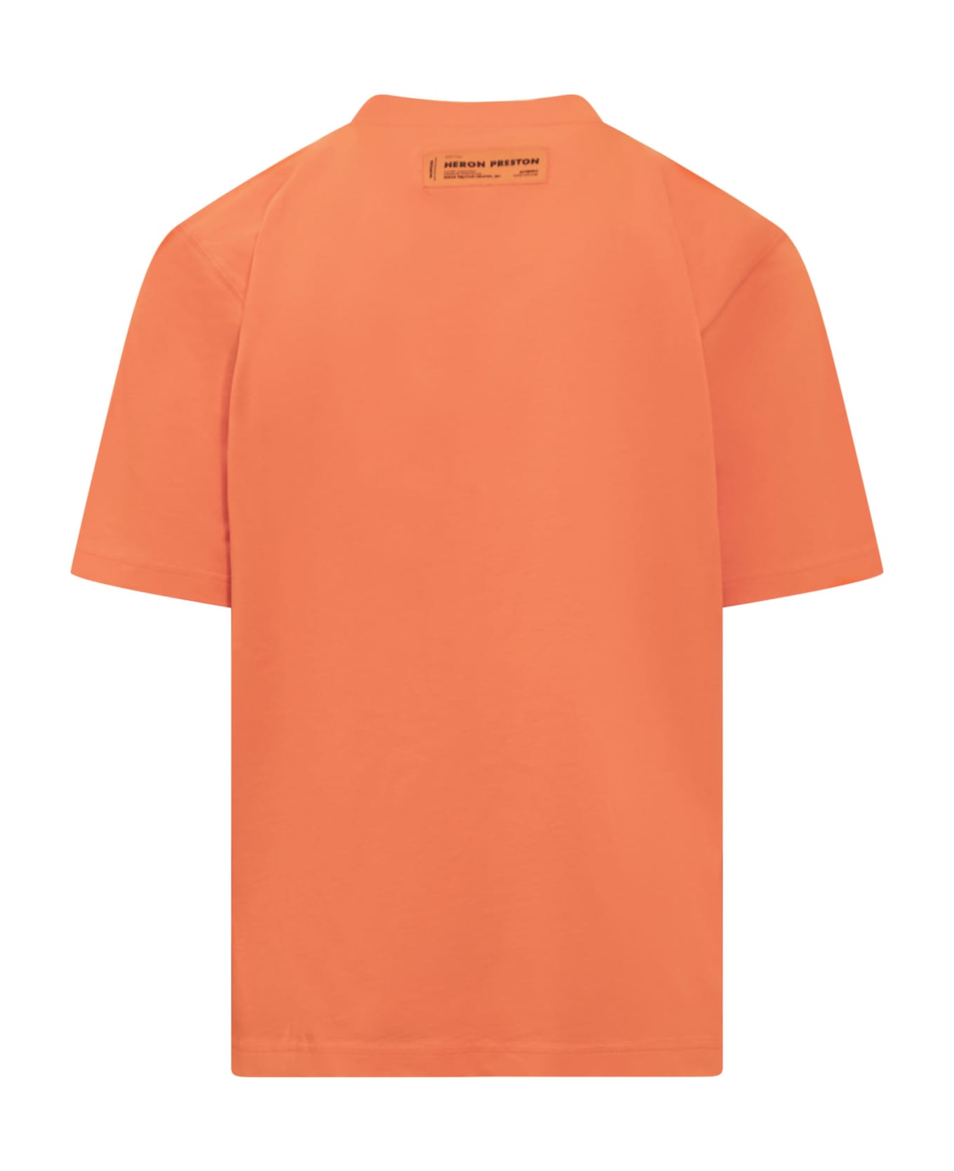 HERON PRESTON Hpny Embroidery T-shirt - Orange/white