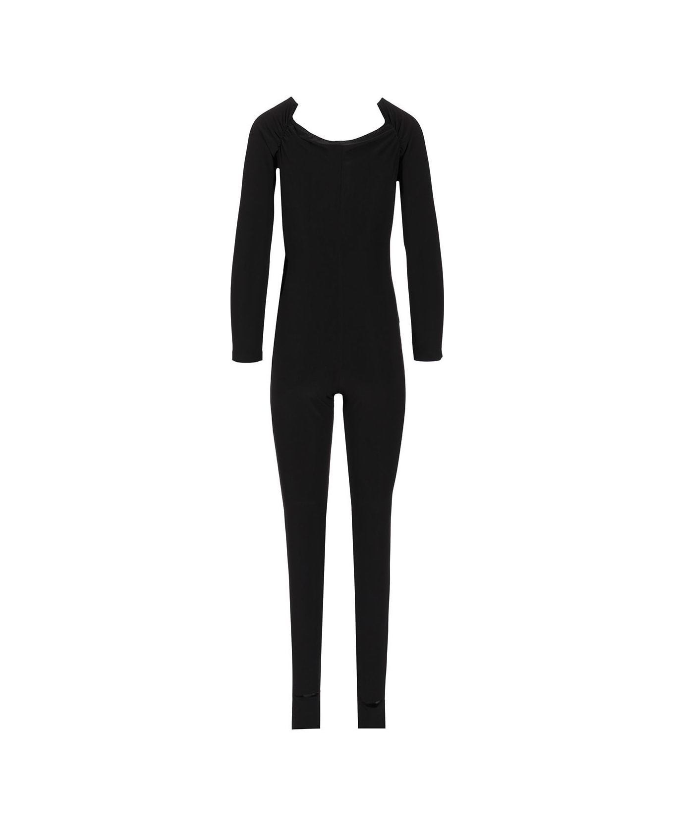 Norma Kamali Off The Shoulder Jumpsuit - Black