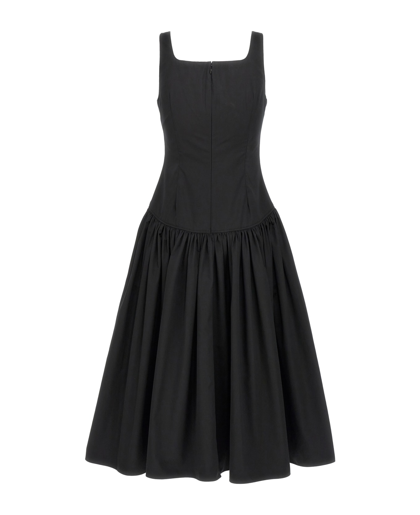 Alexander McQueen Heart Neckline Midi Dress - Black ワンピース＆ドレス
