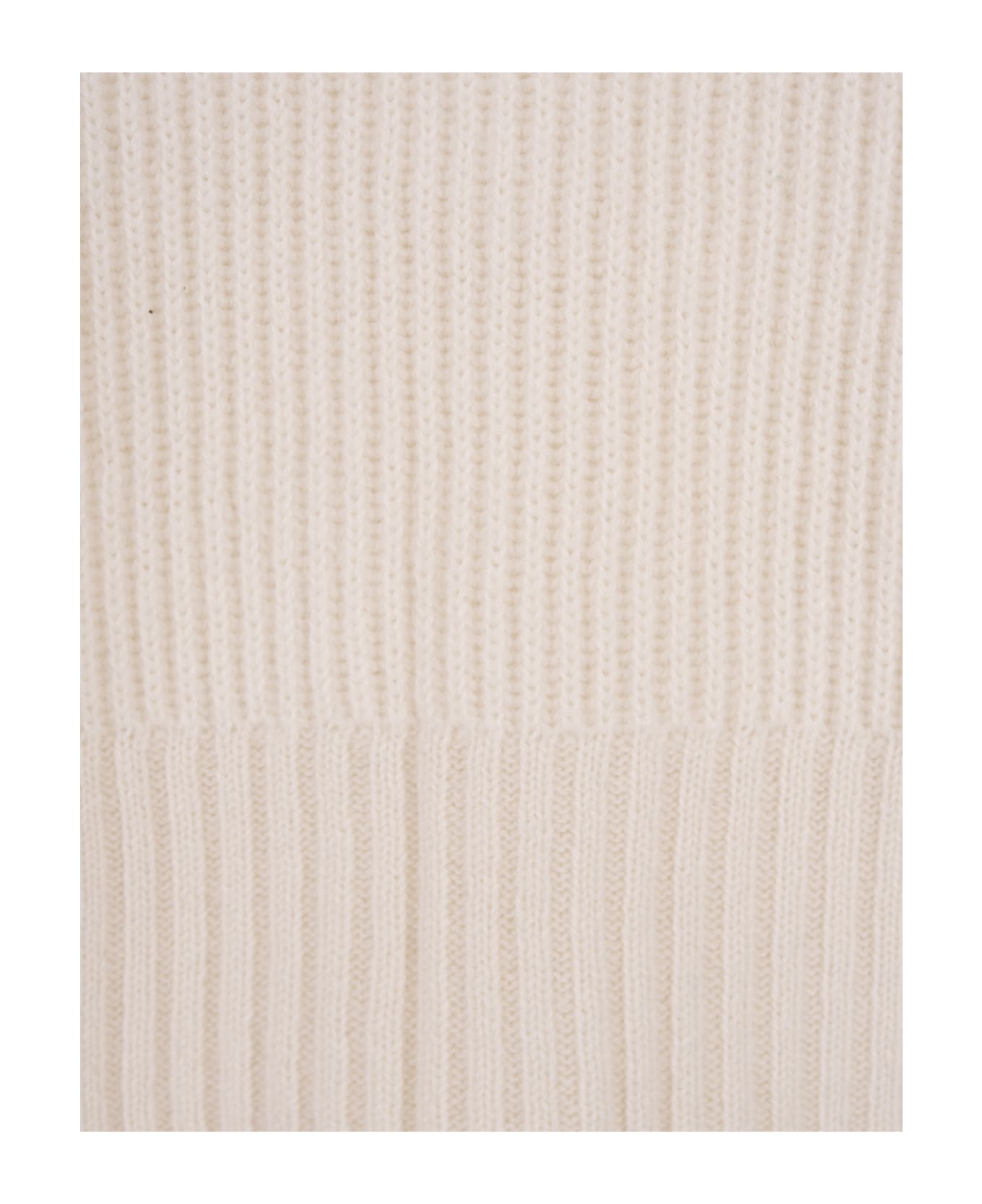 Fedeli Antonia Sweater In Ice Cashmere - White