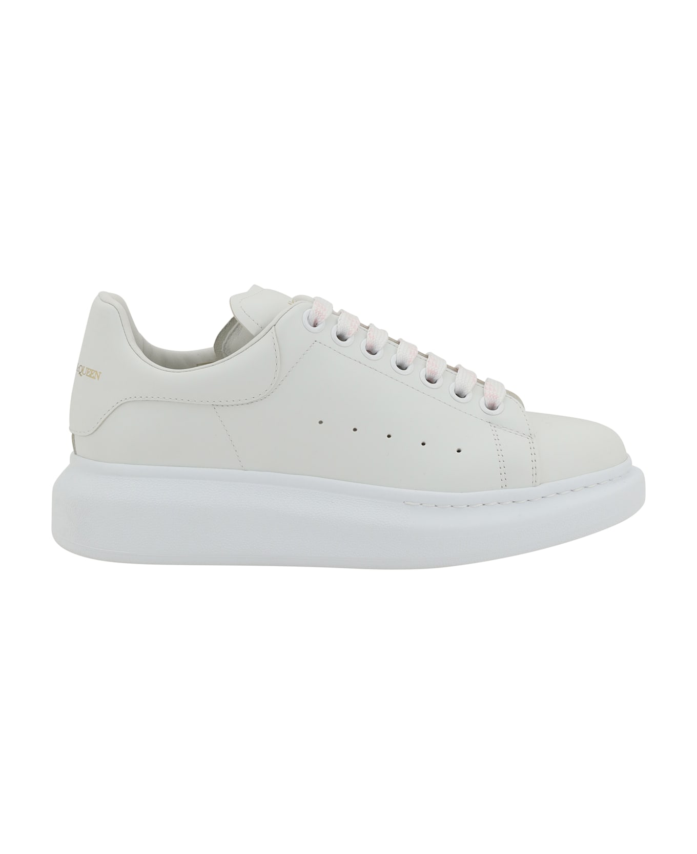 Alexander McQueen Leather Sneakers - White