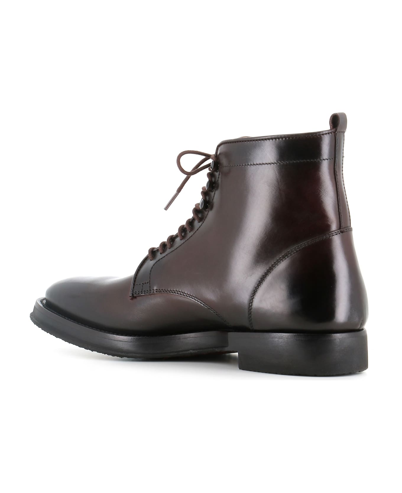 Alberto Fasciani Lace-up Boot Caleb 47055 - Mahogany