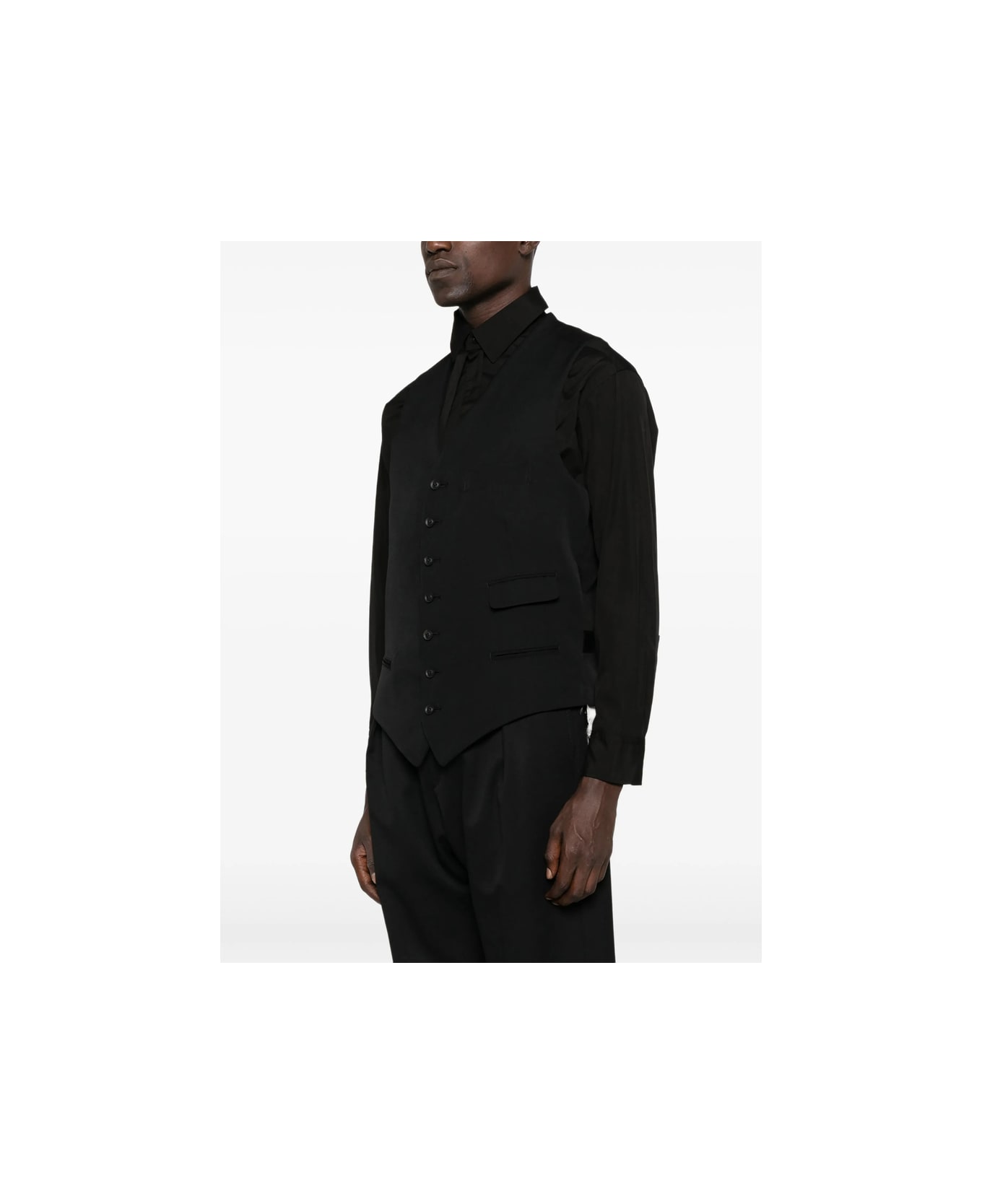 Yohji Yamamoto Waistcoat - BLACK