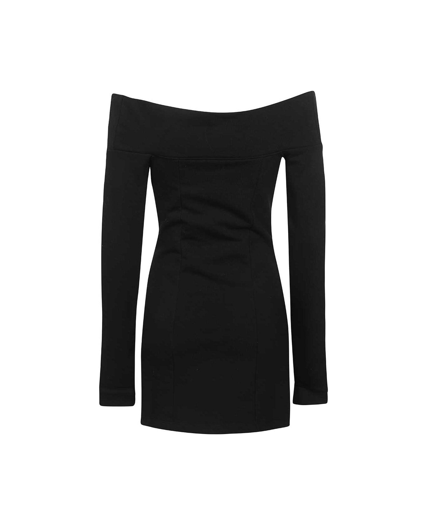 GCDS Cotton Mini-dress - black