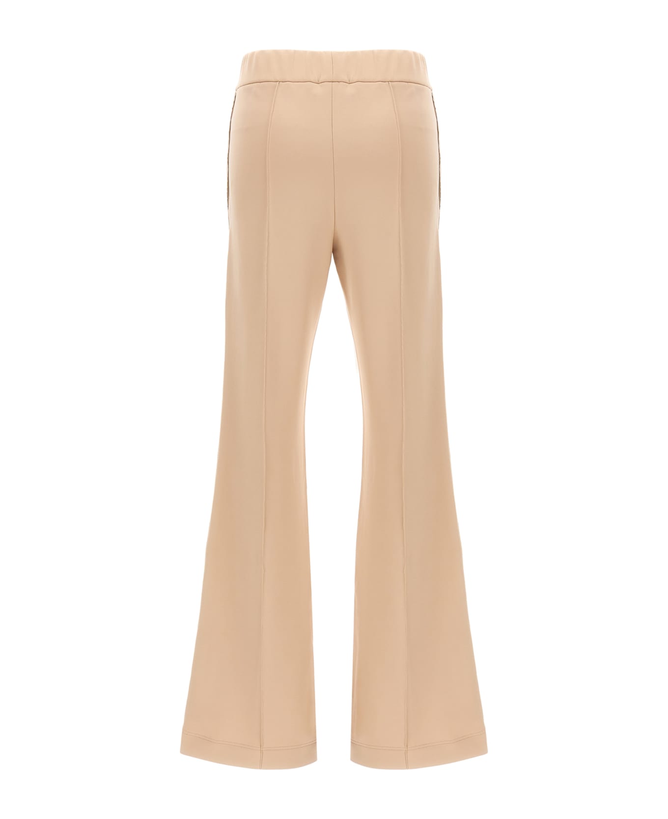 Fendi Technical Fabric Trouser With Logo Detail - Beige