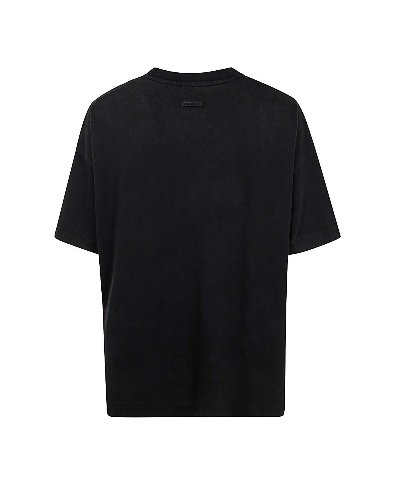 Fear of God Short Sleeve Tee 8 Grey Print - Black