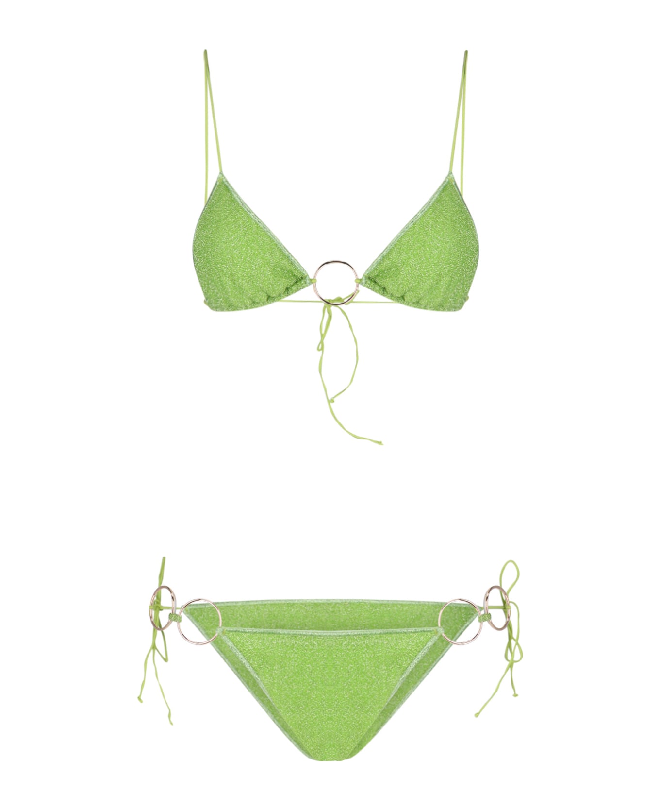Oseree 'lumiere Ring' Bikini Set - Green
