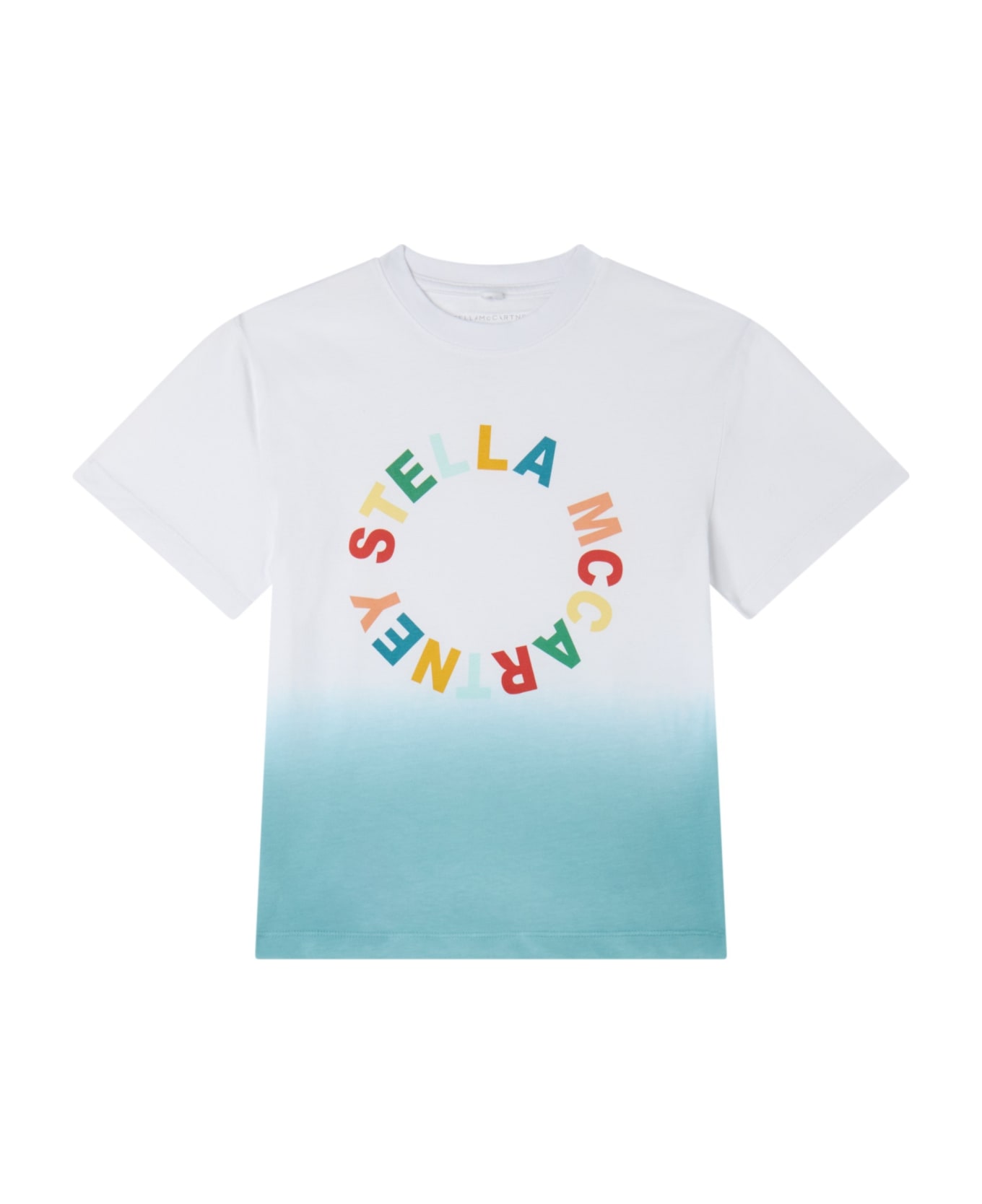 Stella McCartney T-shirt With Print - WHITE/BLUE