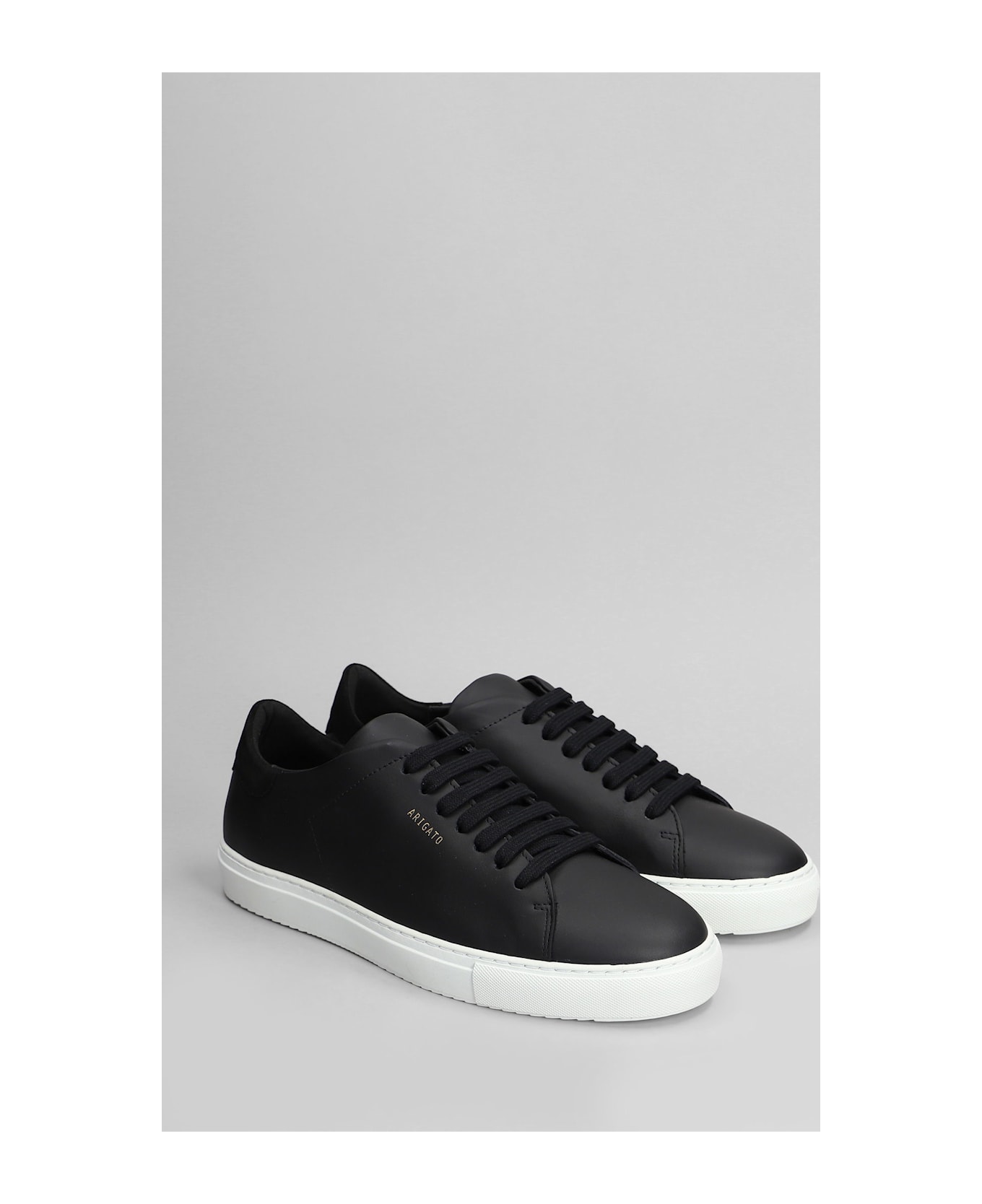 Axel Arigato Clean 90 Sneakers In Black Suede And Leather - black