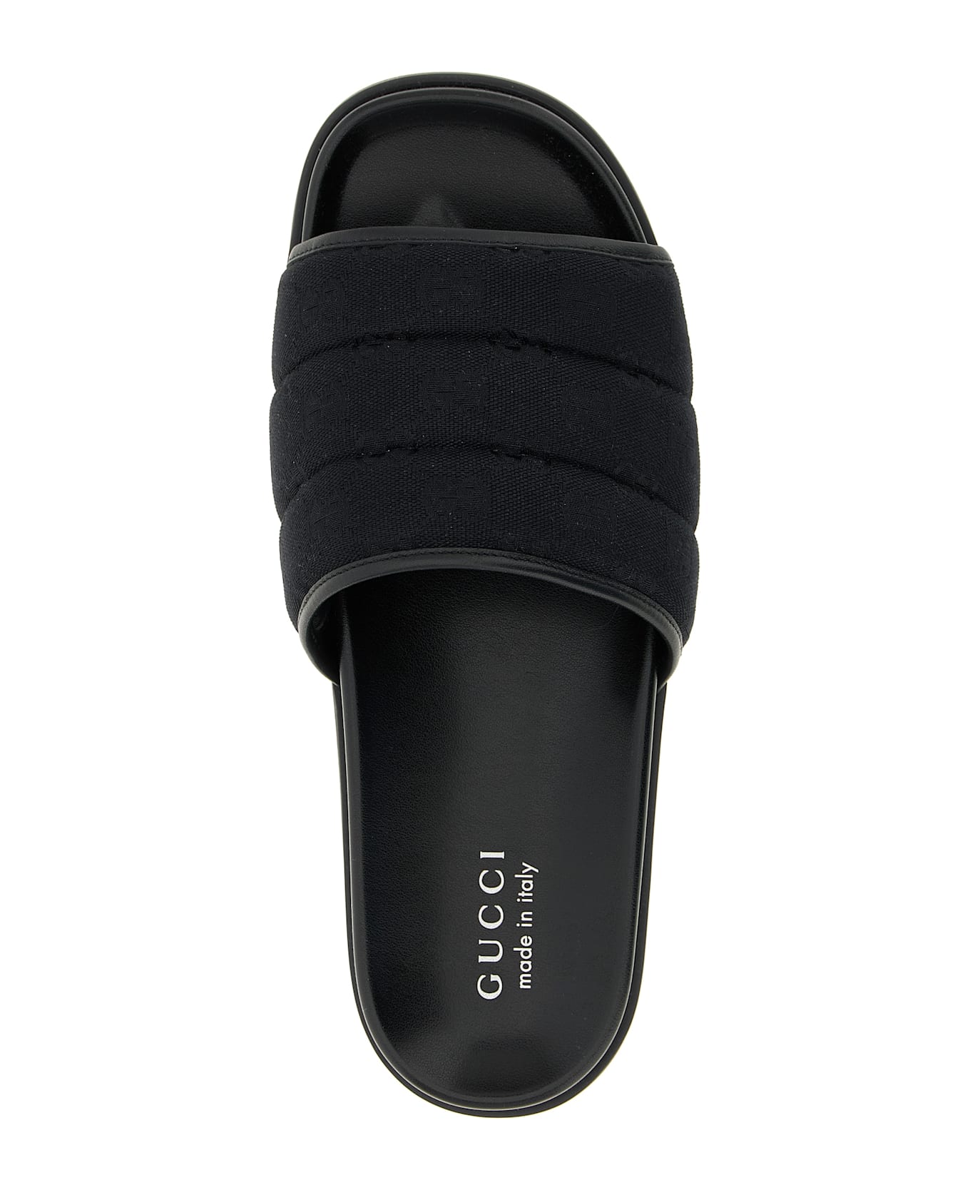 Gucci Gg Slides - Black