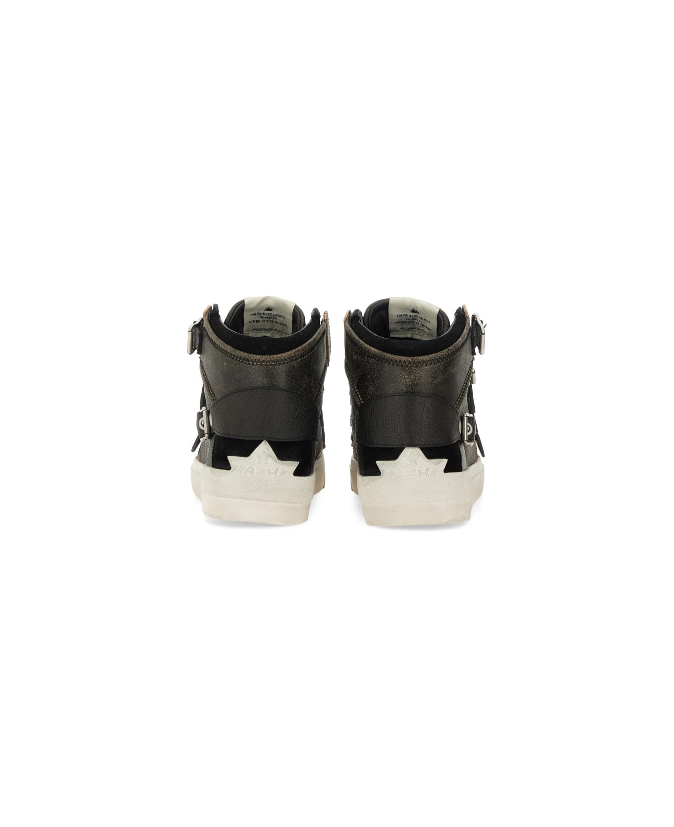 Ash Moonlight Buckle Sneaker - BLACK