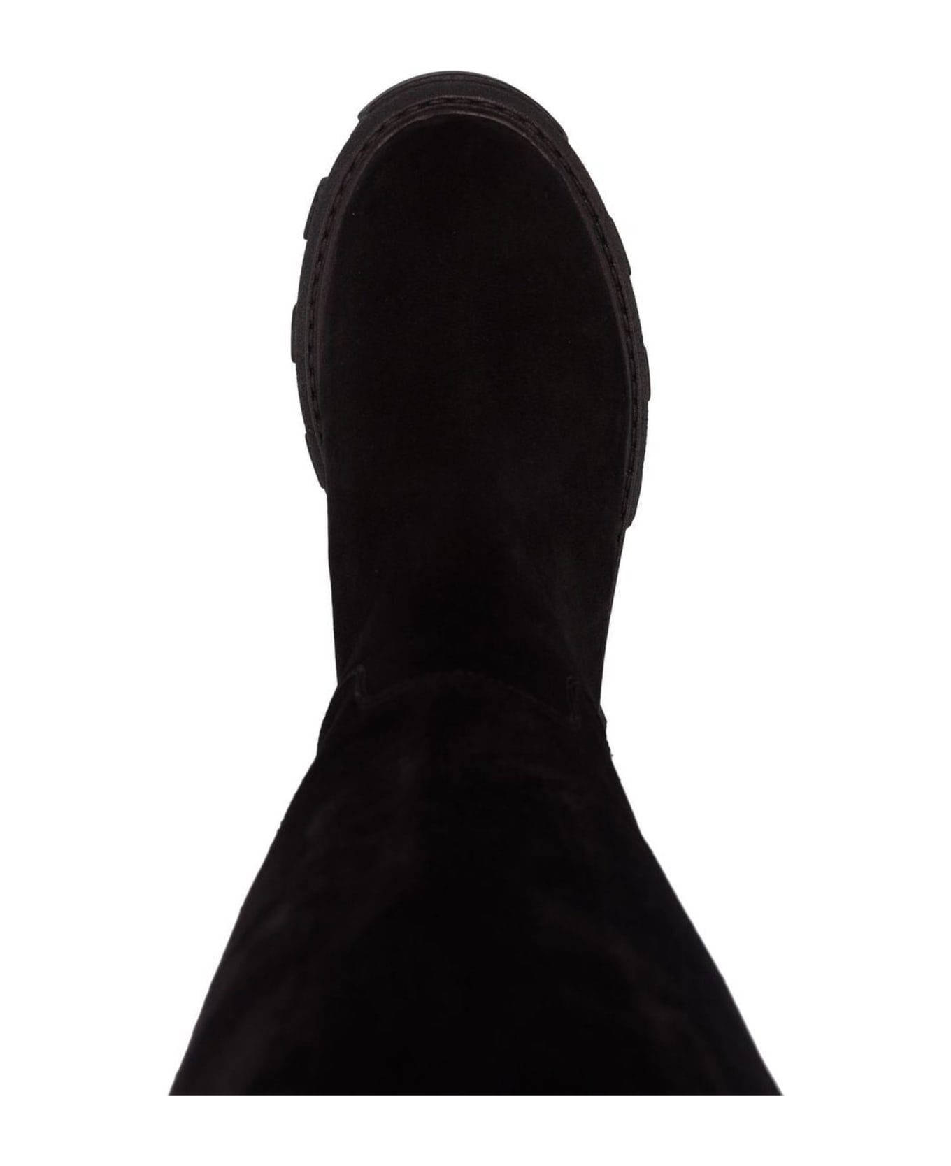 GIA BORGHINI Black Suede Perni Boots - Black