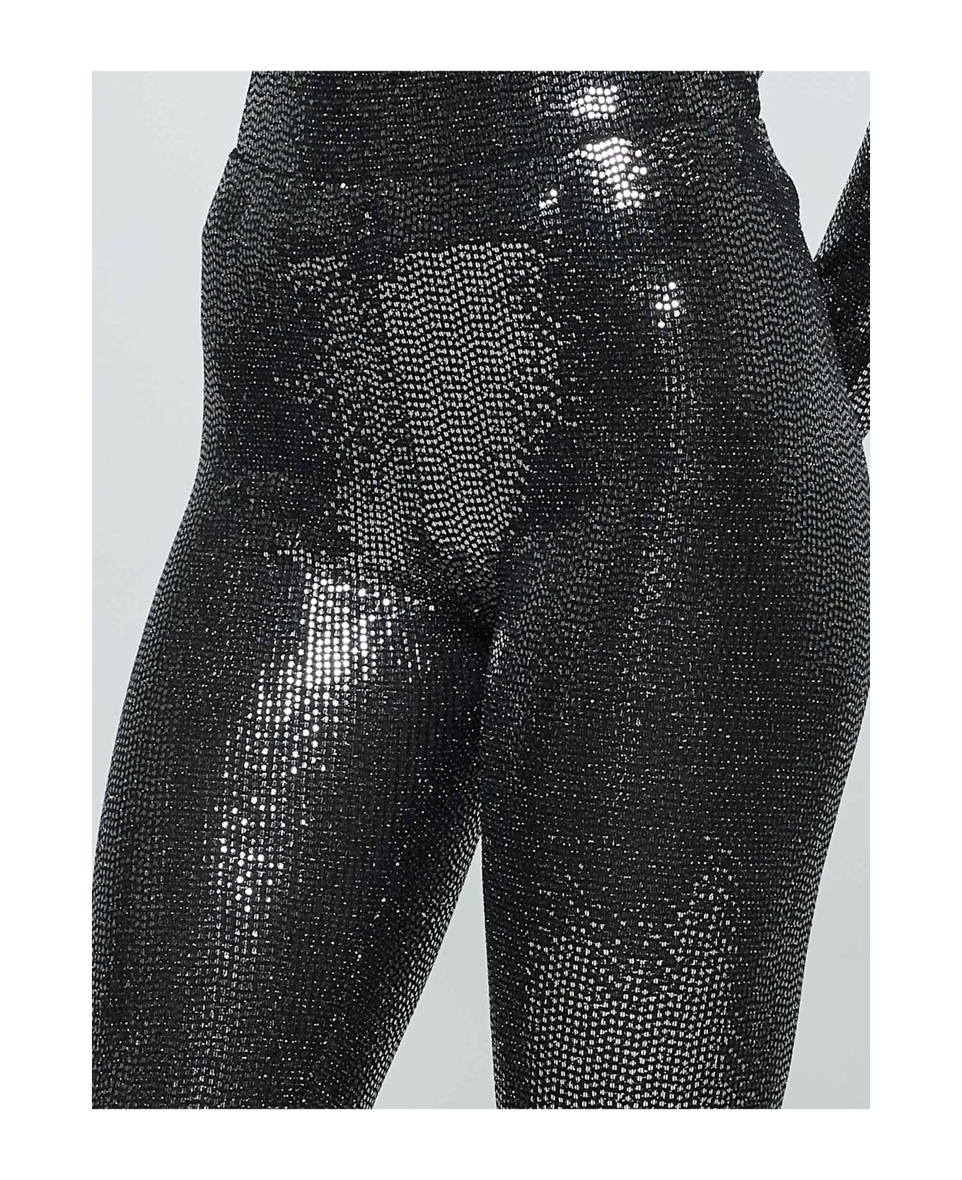 Isabel Marant Joshua Shiny Jersey Leggings - Black