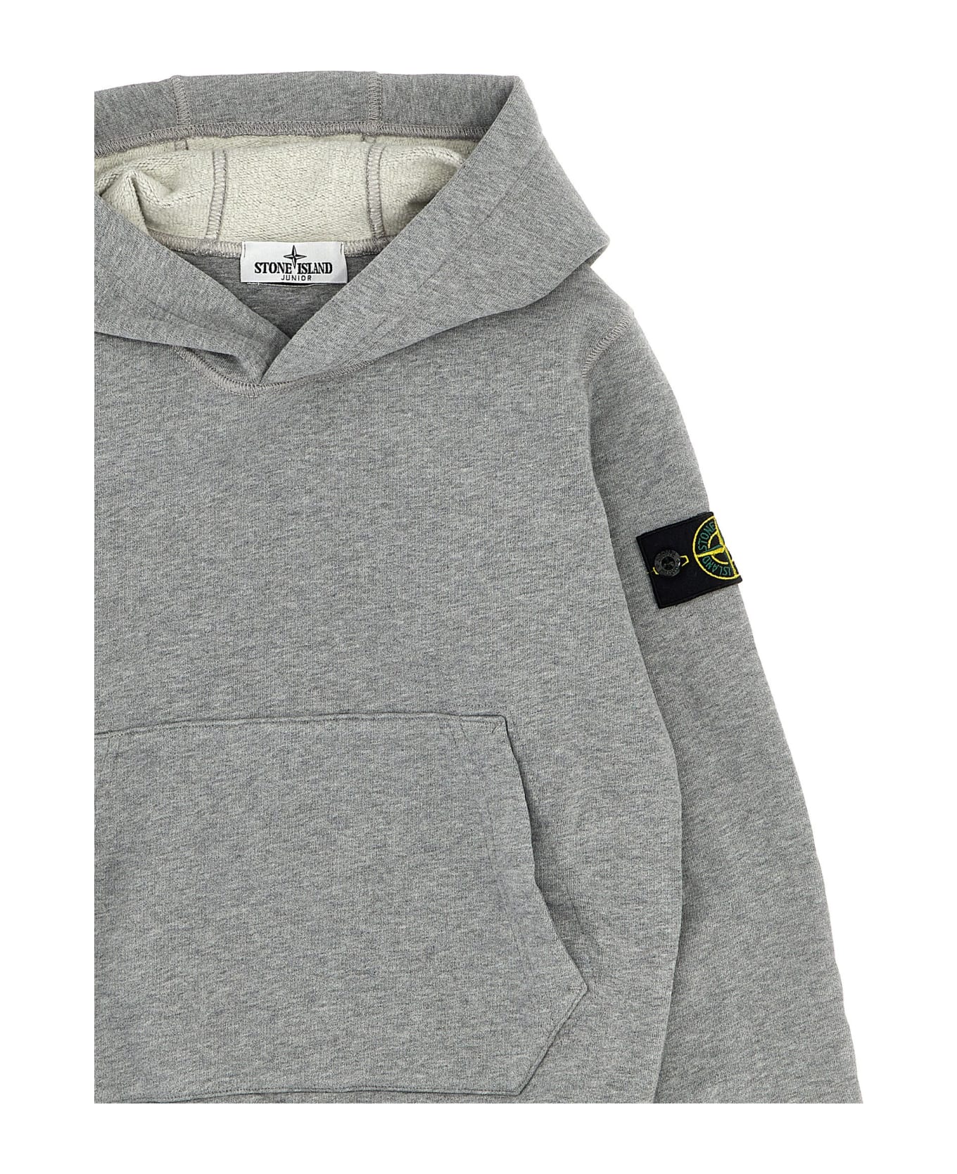 Stone Island Logo Patch Hoodie