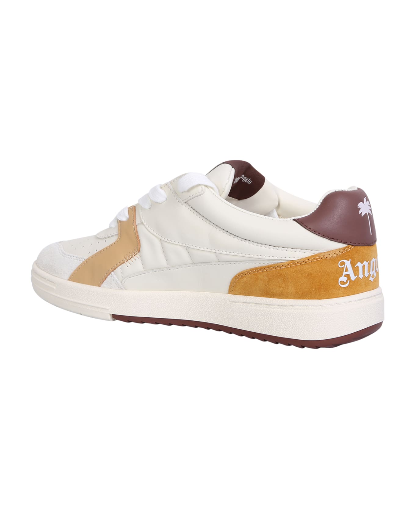 Palm Angels University Beige/brown Sneakers - Beige