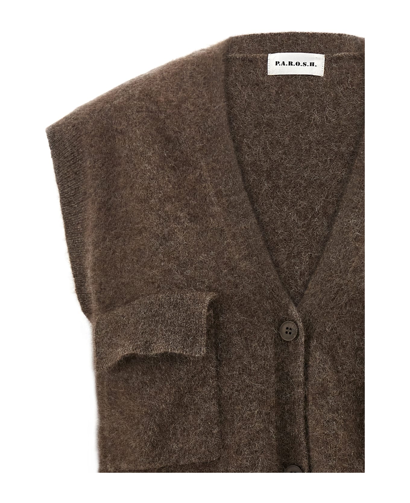 Parosh 
lacoon
 Vest - Brown