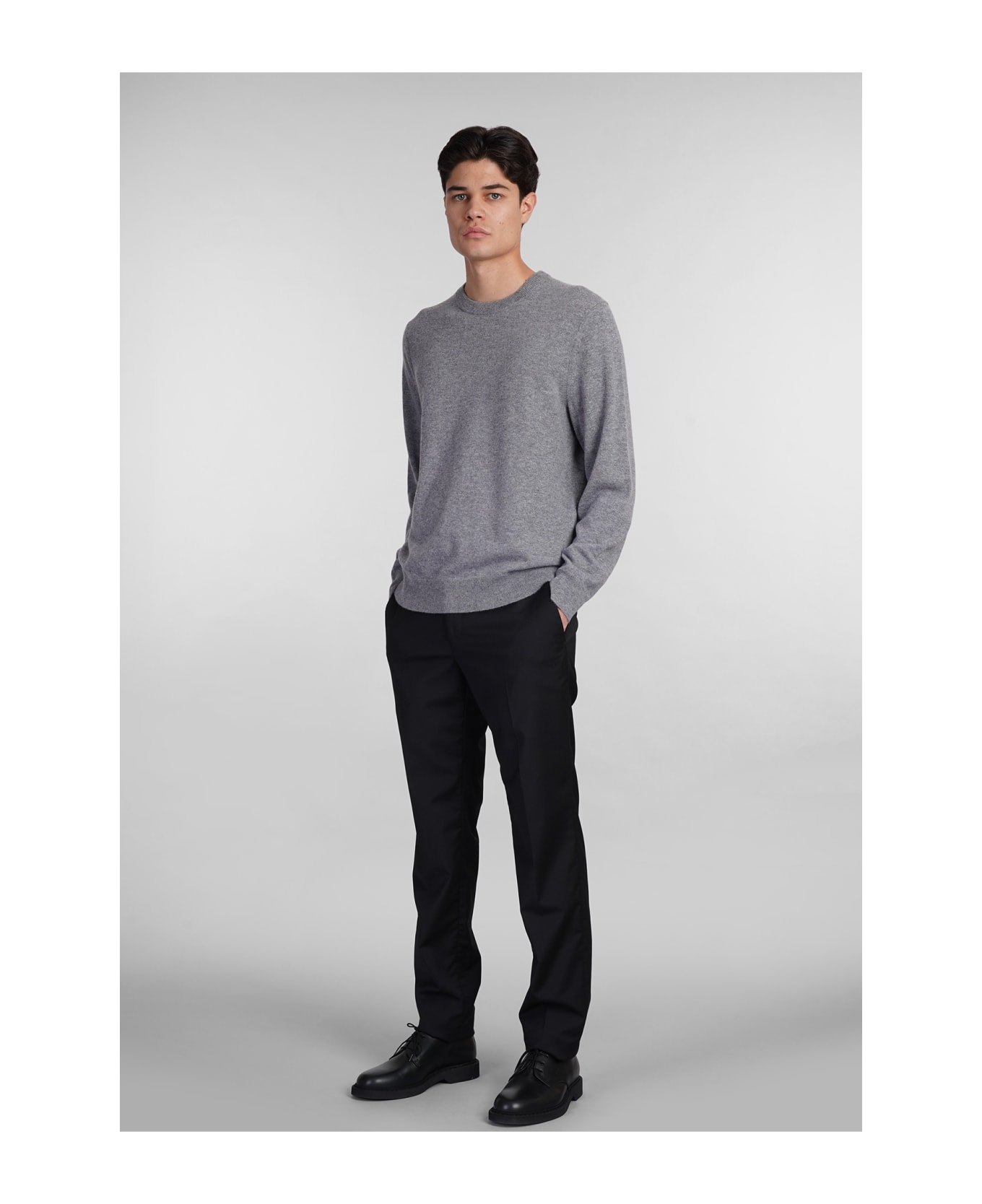 Theory Knitwear In Grey Cashmere - grey