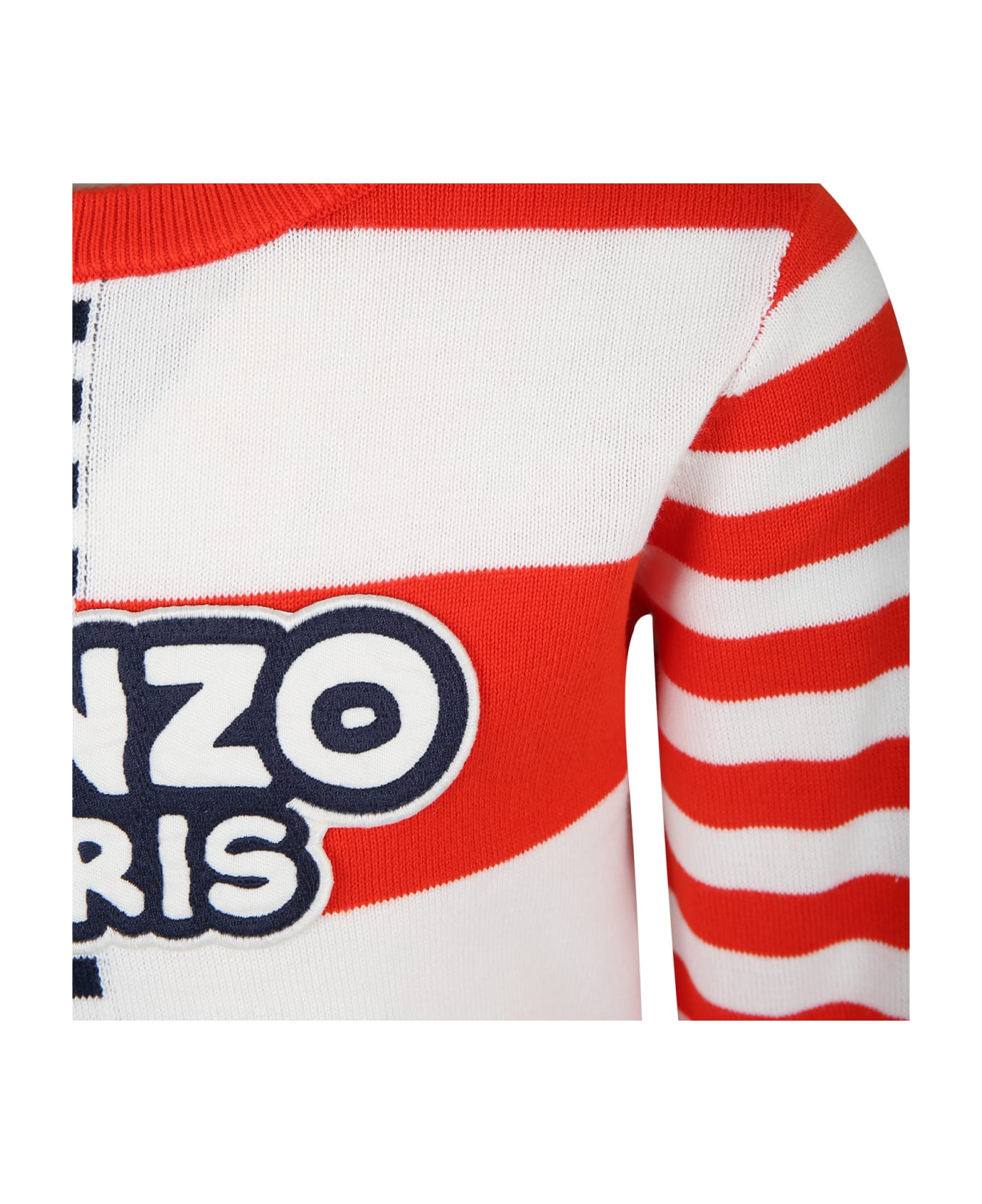 Kenzo Kids Multicolored Sweater For Boy With Logo - Multicolor