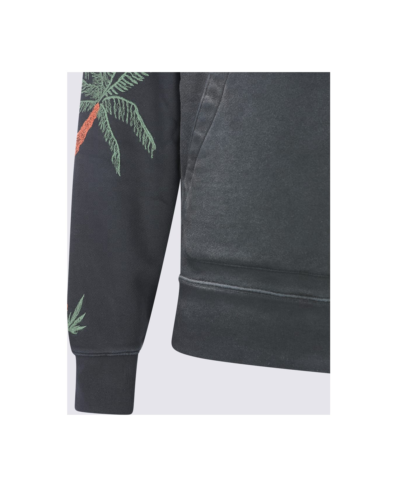 AMIRI Black Cotton Sweatshirt - BLACK