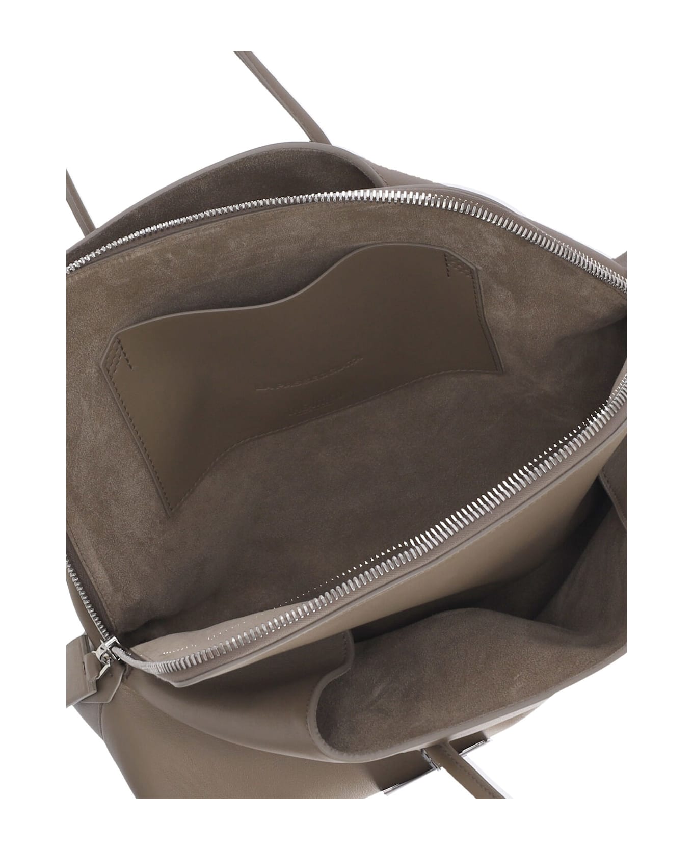 The Attico Medium Handbag "la Passeggiata" - Beige