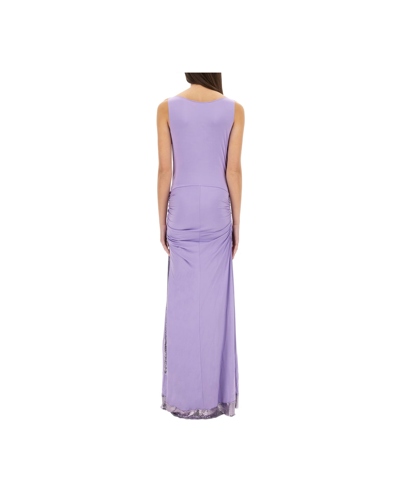 Paco Rabanne Long Dress With Drape