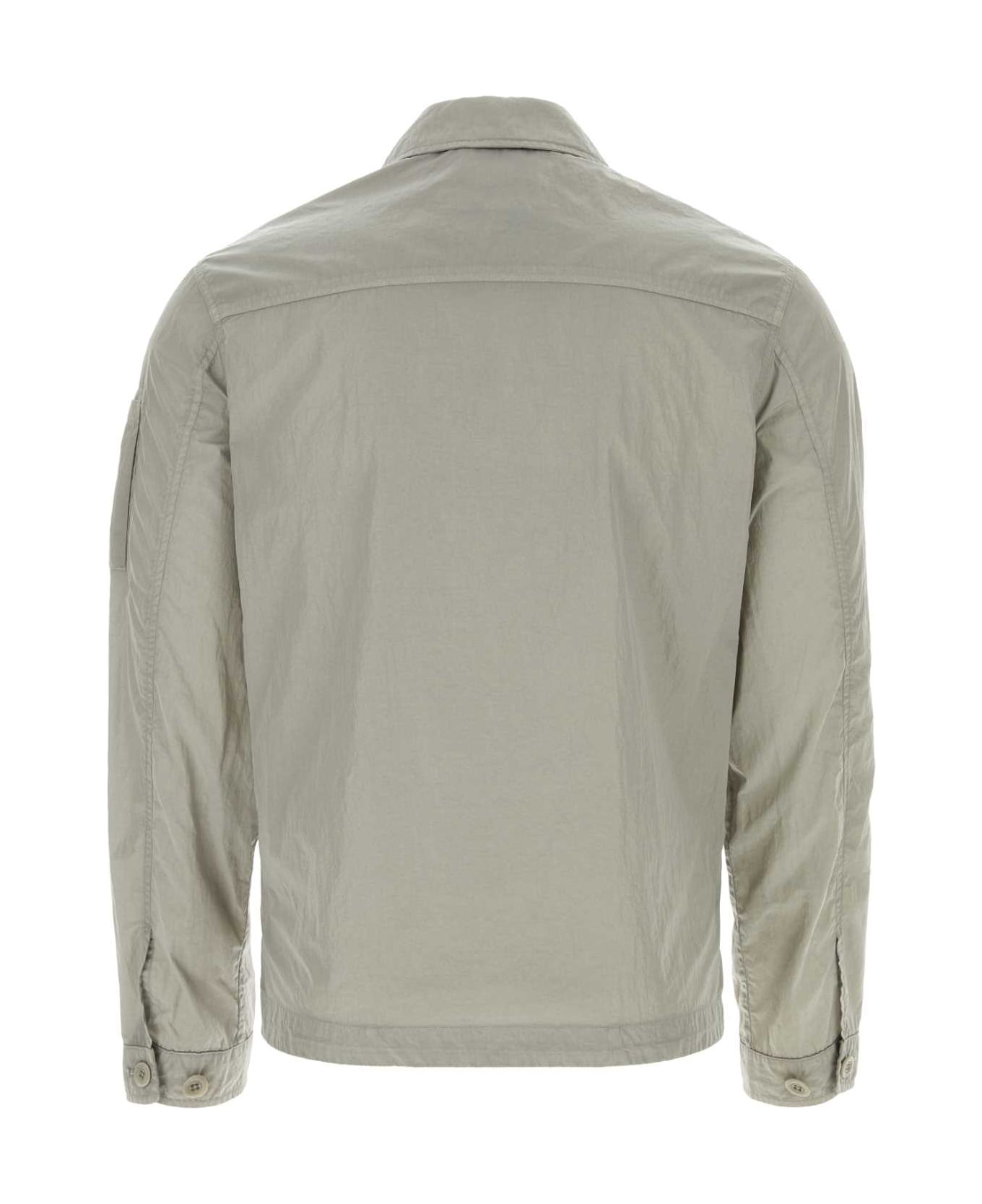 C.P. Company Grey Nylon Shirt - Grigio
