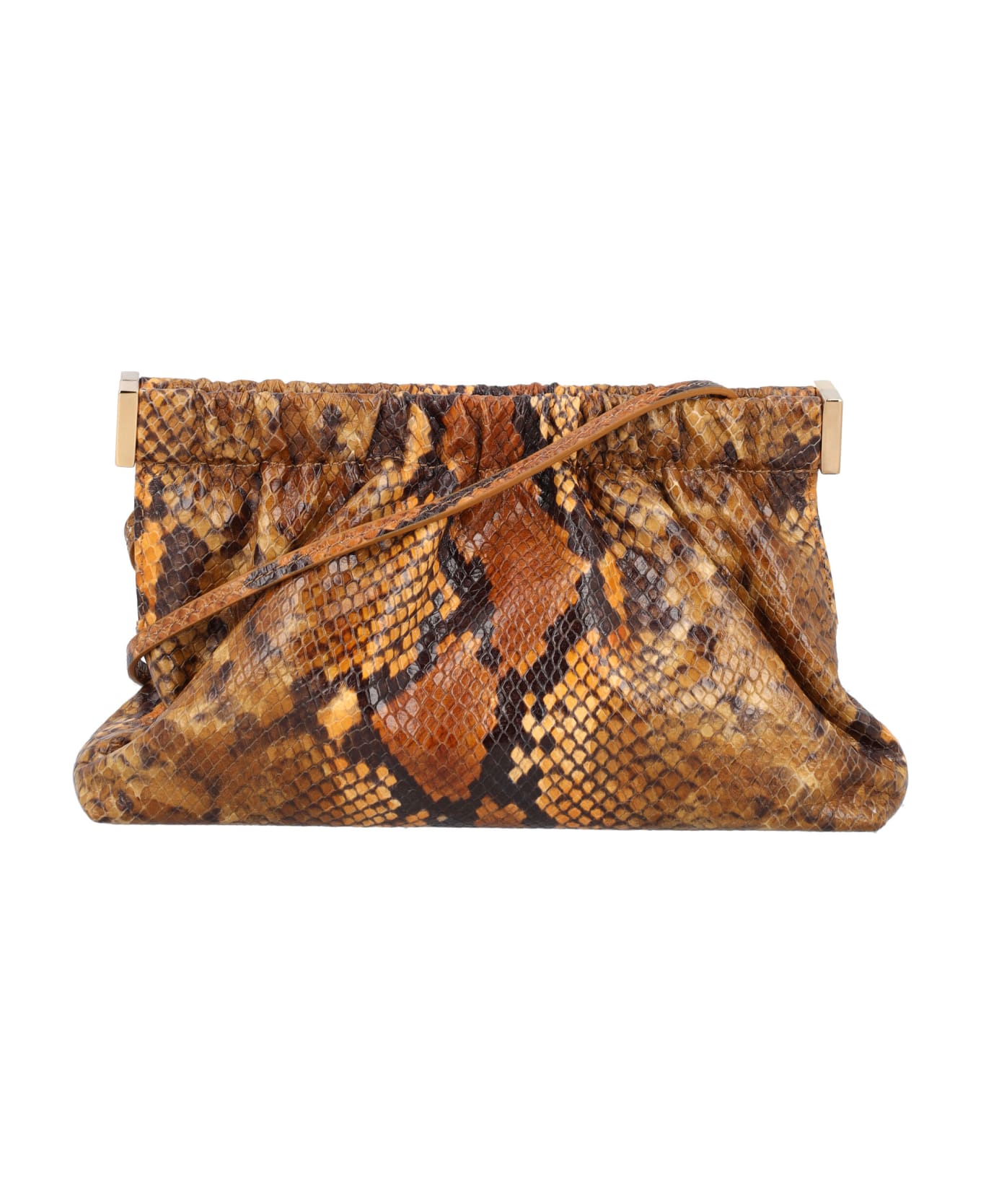 Nanushka The Bar Mini Clutch - TAN