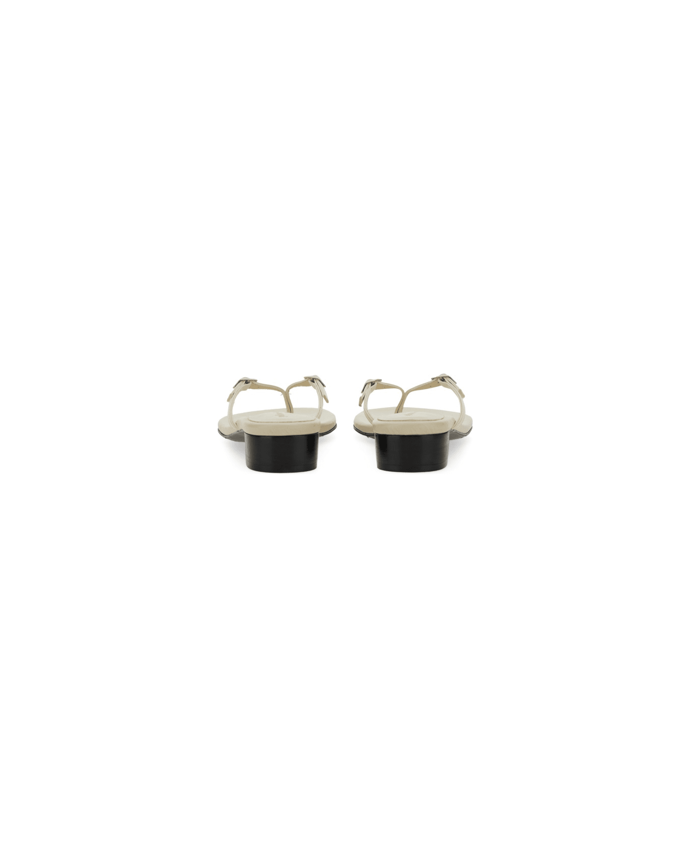 Paloma Wool Thong Sandal "mica" - WHITE