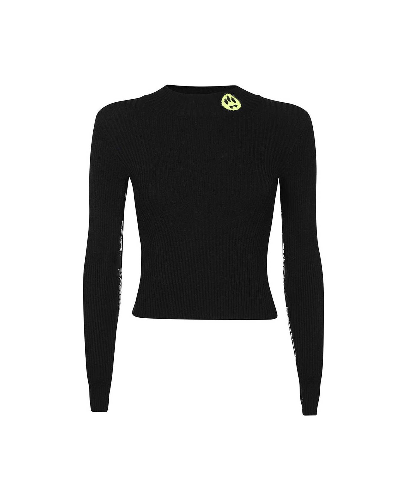 Barrow Long Sleeve Crew-neck Sweater - black