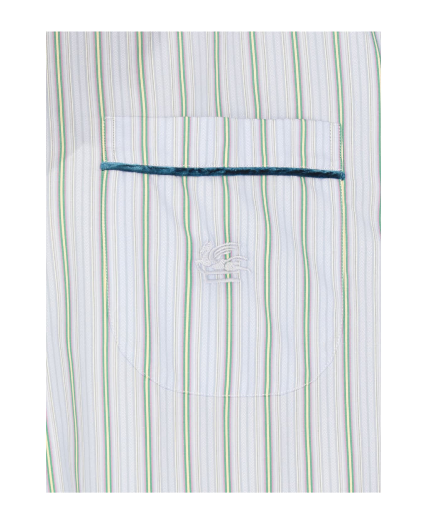 Etro Cotton Shirt - Light Blue