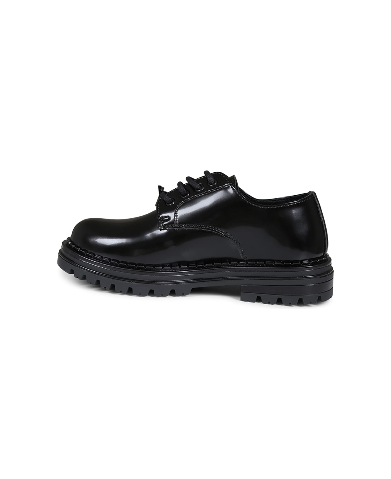 Calvin Klein Laced-up Shoes For Boy - Black