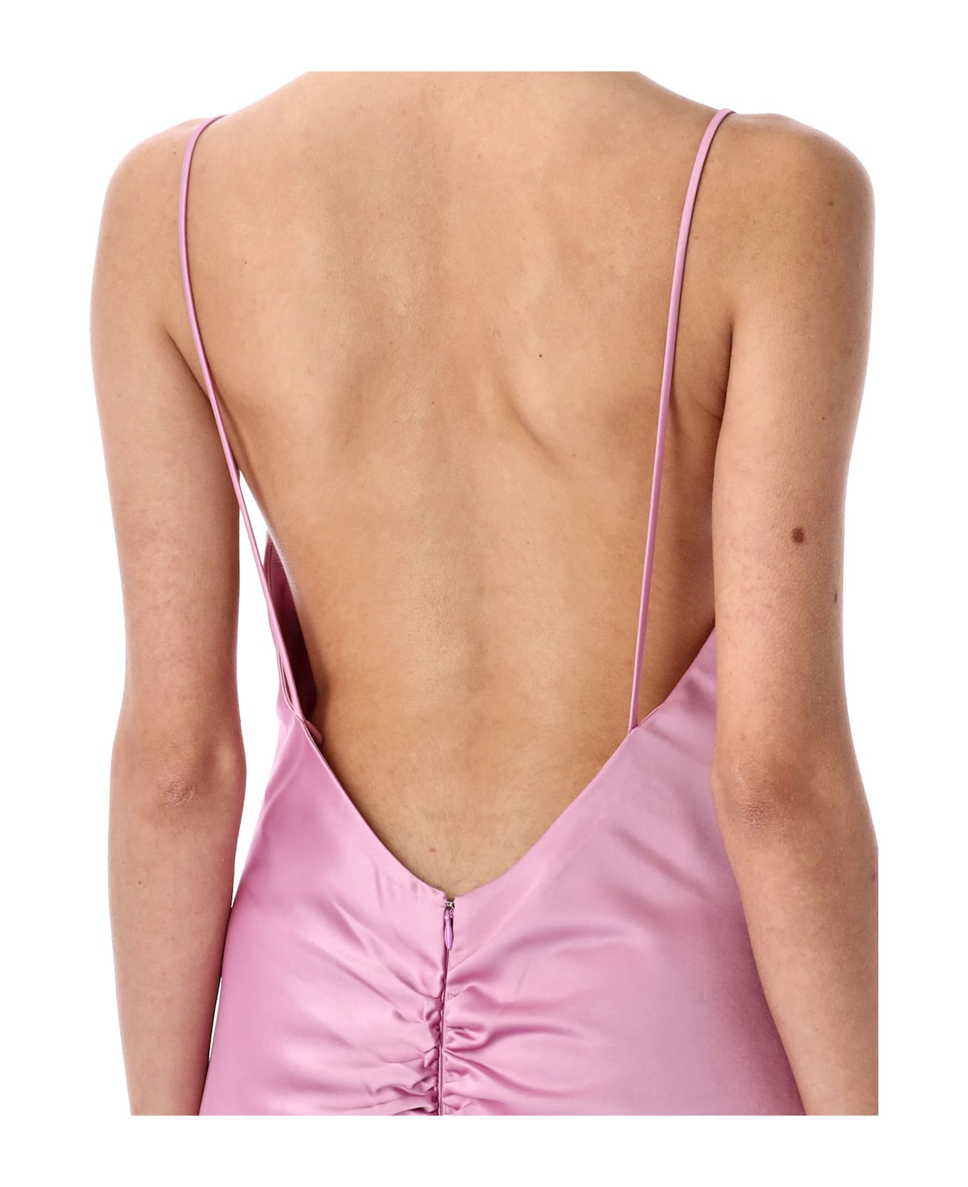 The Andamane Ninfea Maxi Slip Dress - PEONY