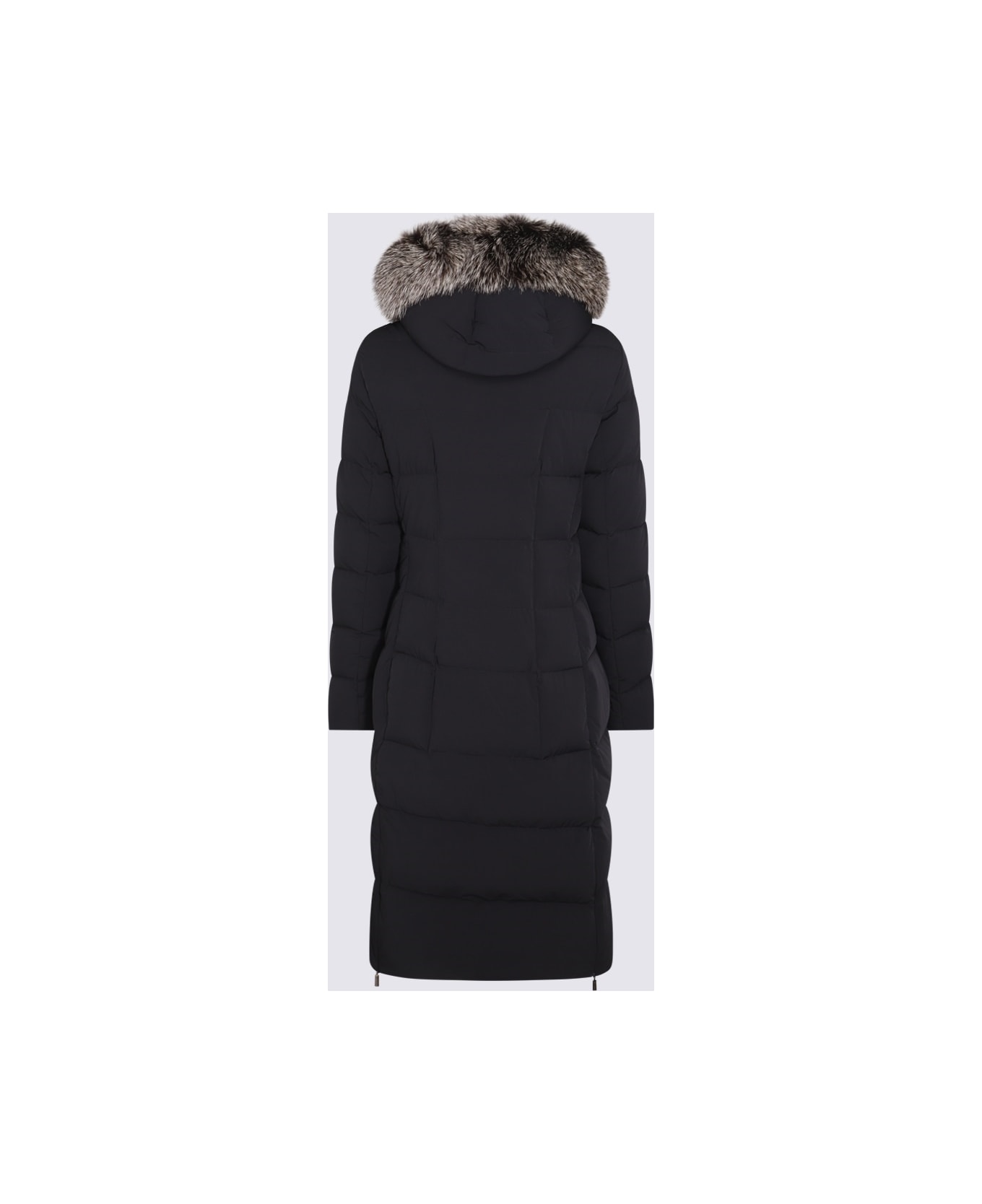 Moorer Dark Blue Wool Down Jacket - DARK BLU