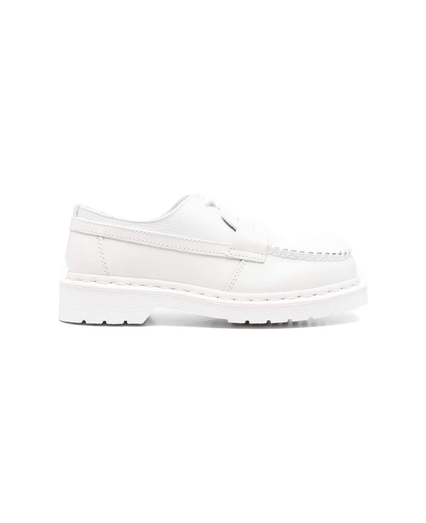 MM6 Maison Margiela Leather Loafers - White