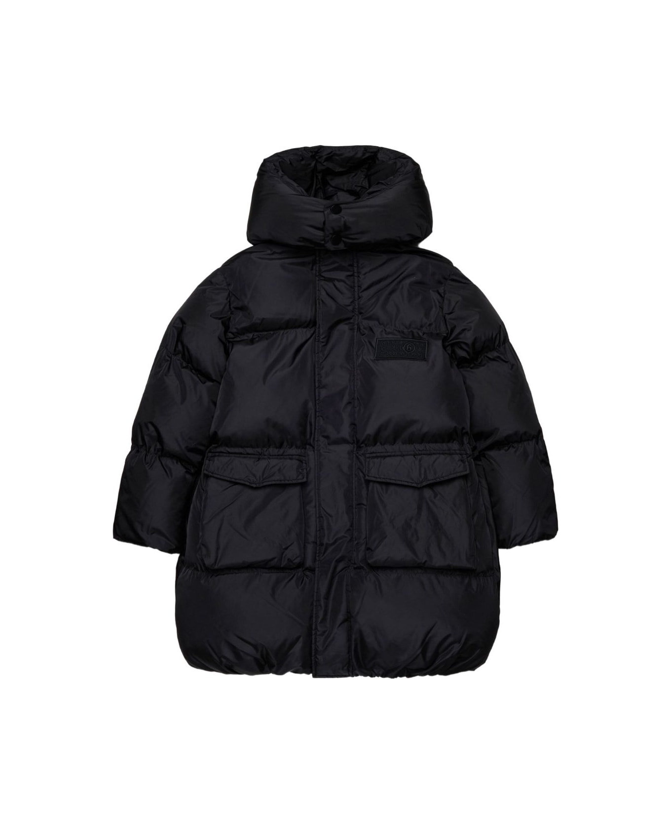 MM6 Maison Margiela Kids Patterned Bomber Jacket - Black