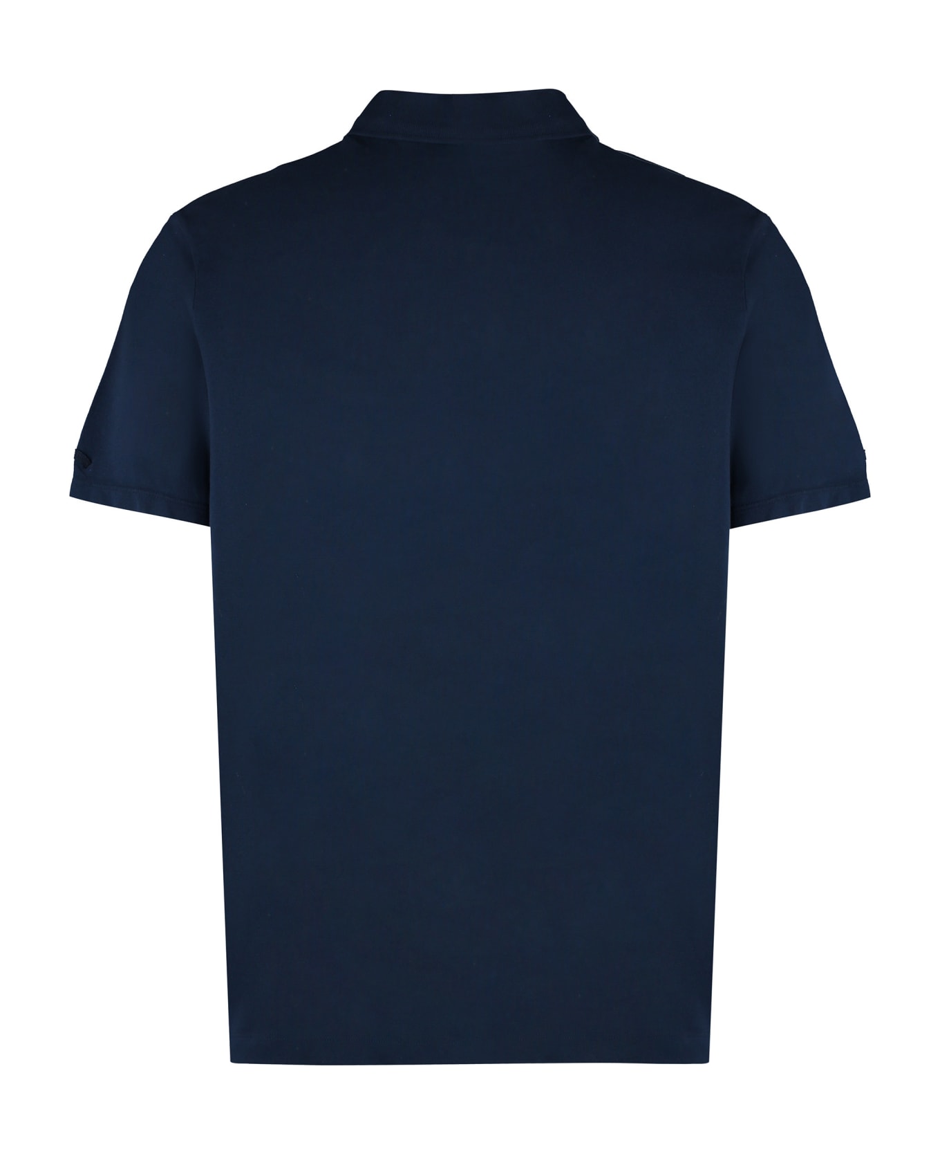 Paul&Shark Short Sleeve Cotton Polo Shirt - blue