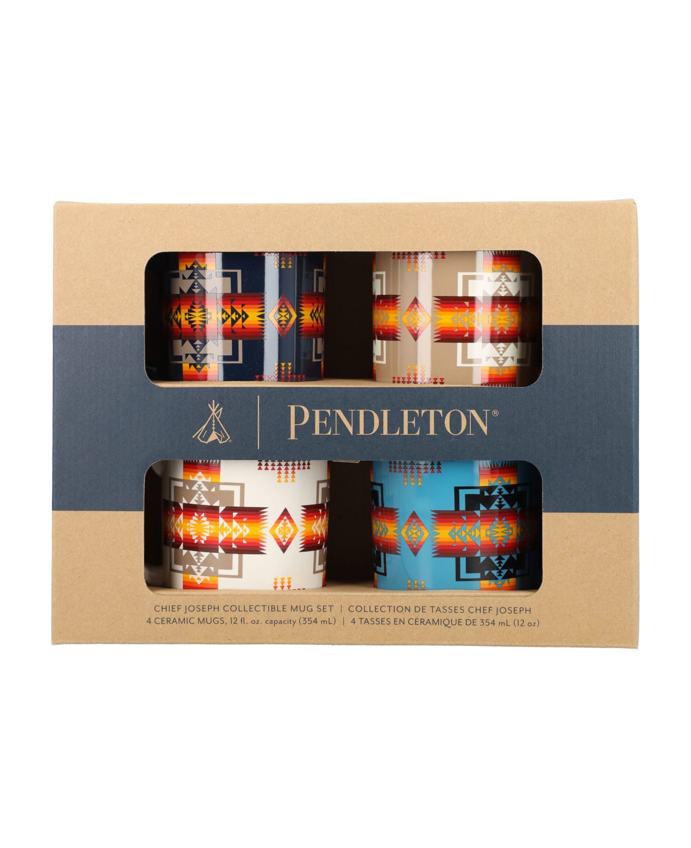 Pendleton 12oz Ceramig Mug Set Of 4 - CHIEPH JOSEPH MULTI アクセサリー