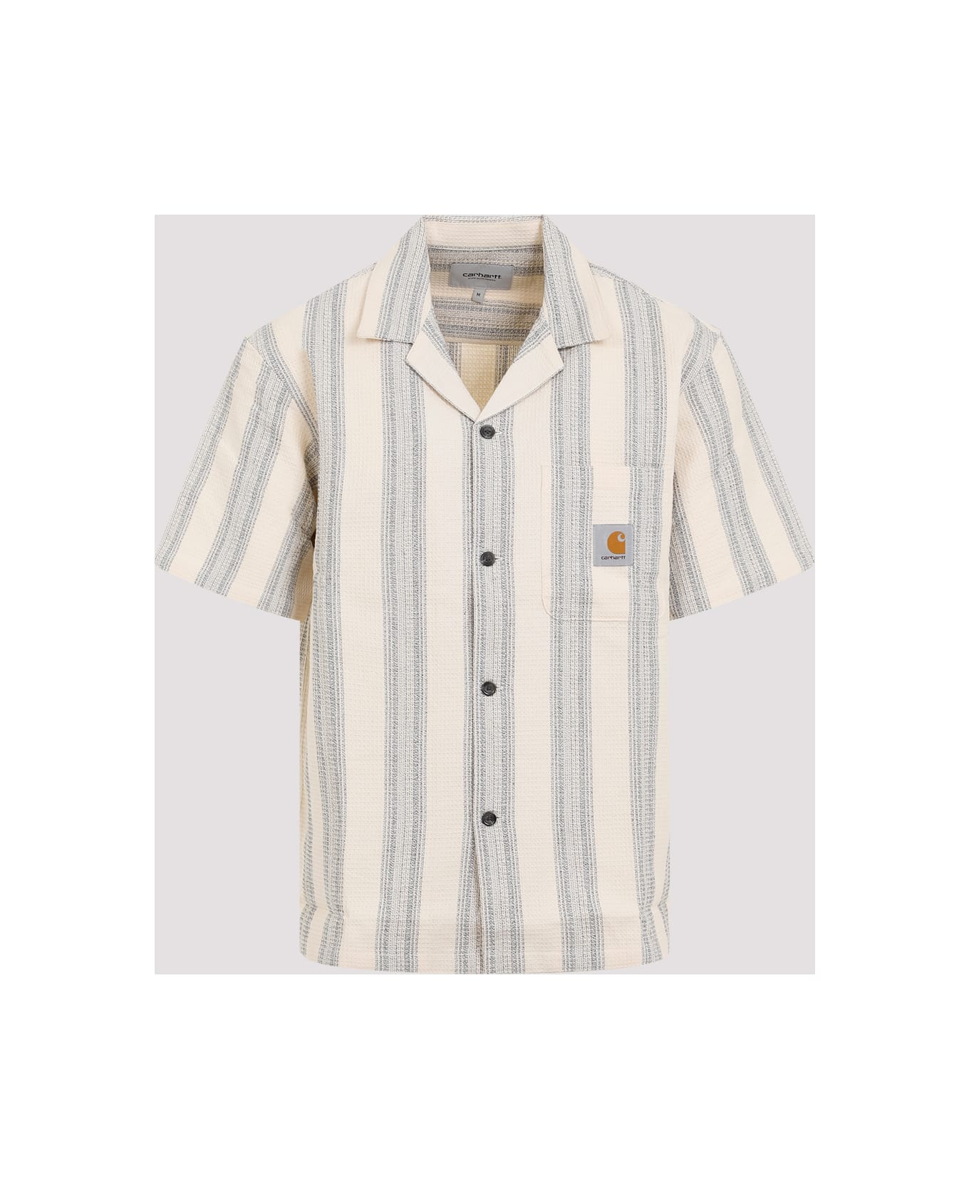 Carhartt Ss Dodson Waffle Shirt - BEIGE, light blue