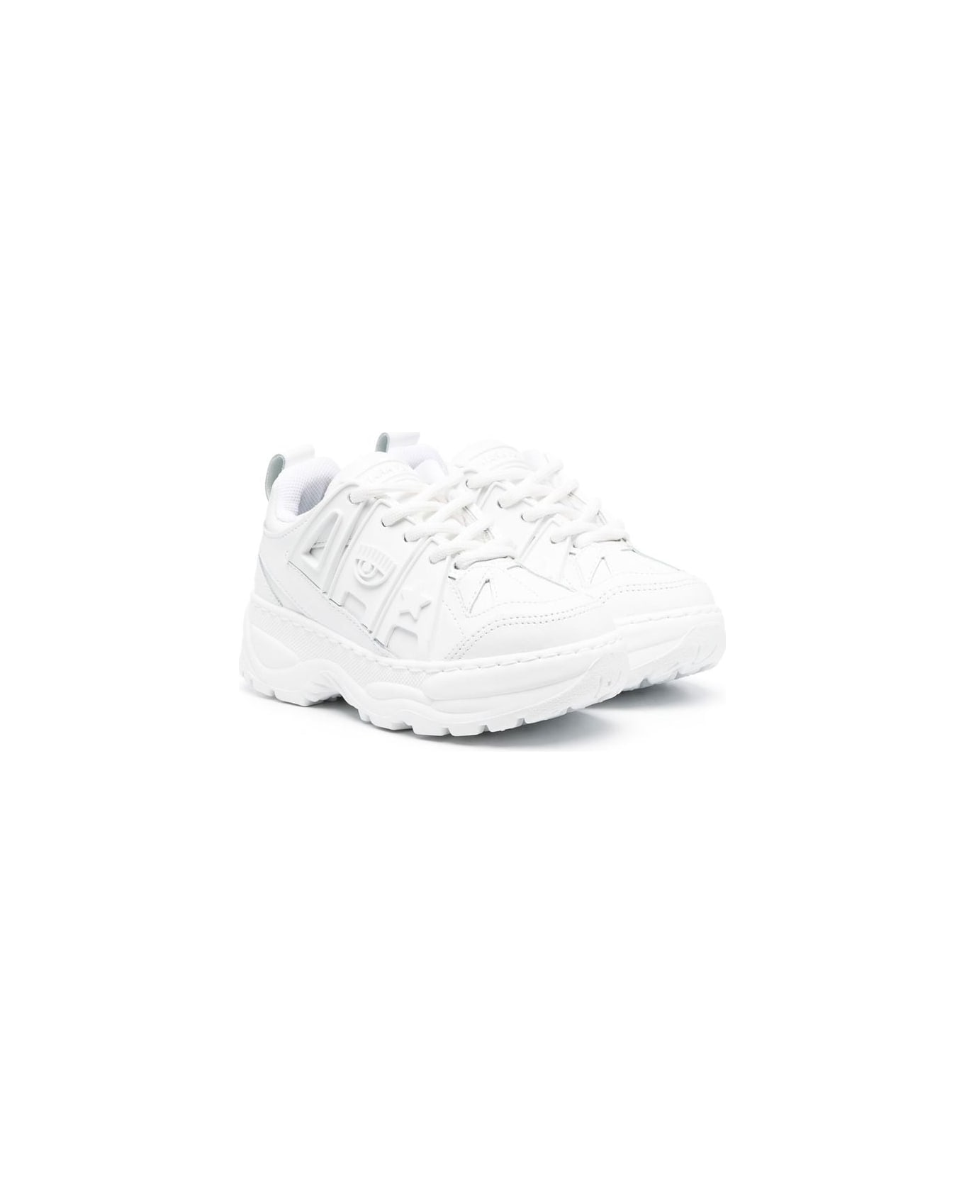 Chiara Ferragni Sneakers With Logo - White