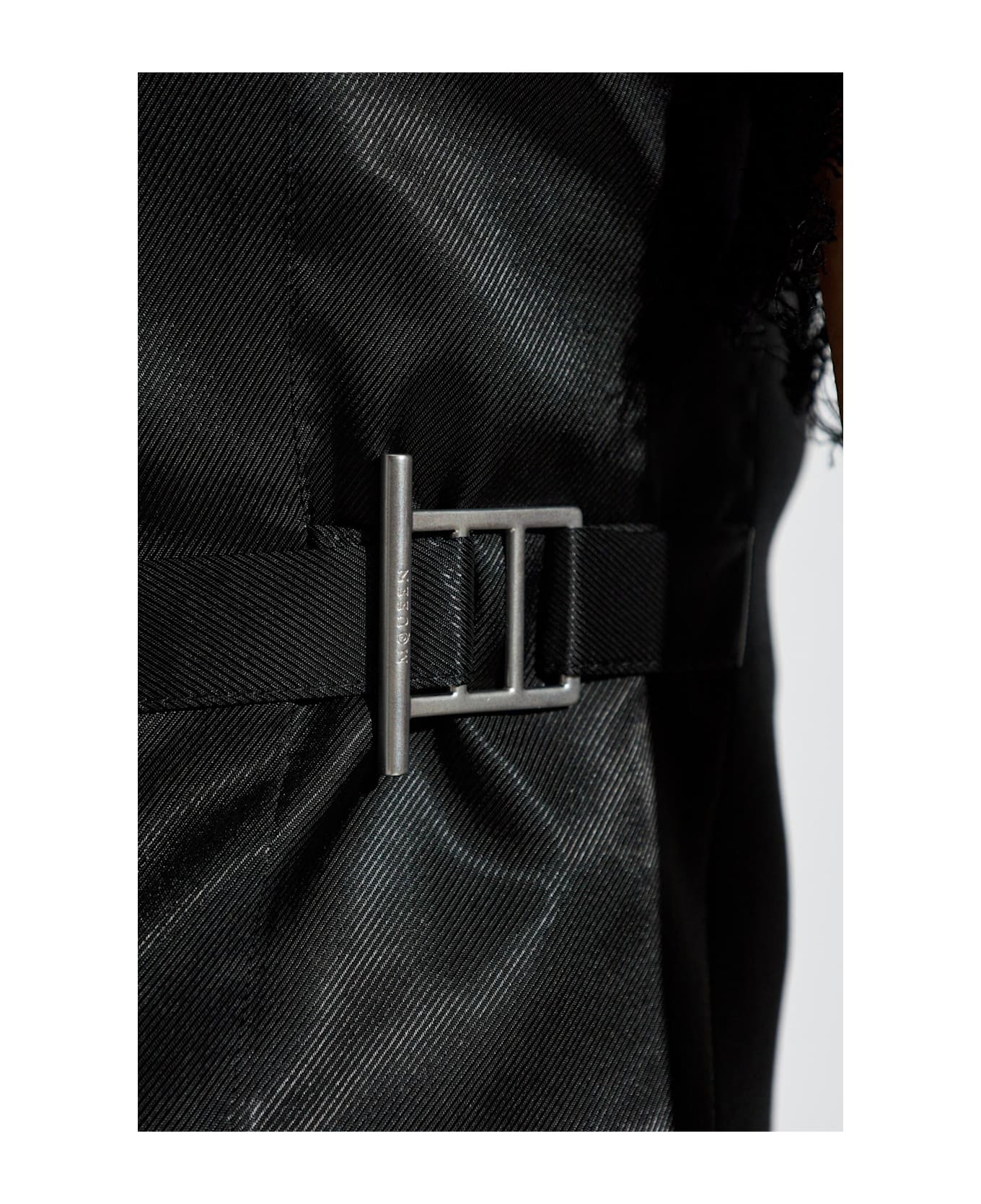 Alexander McQueen Wool Vest - BLACK