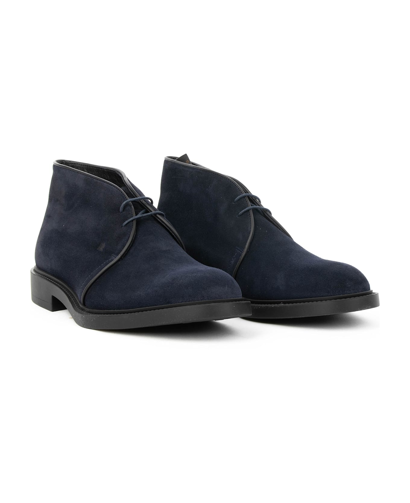 Fratelli Rossetti One Navy Suede Polish - MARINE