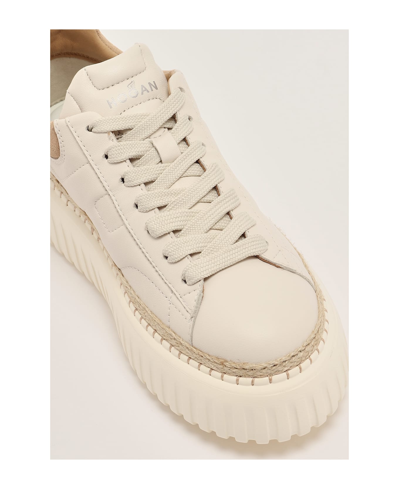 Hogan H Stripes H 569 Allacciato Sneaker - BURRO-CUOIO