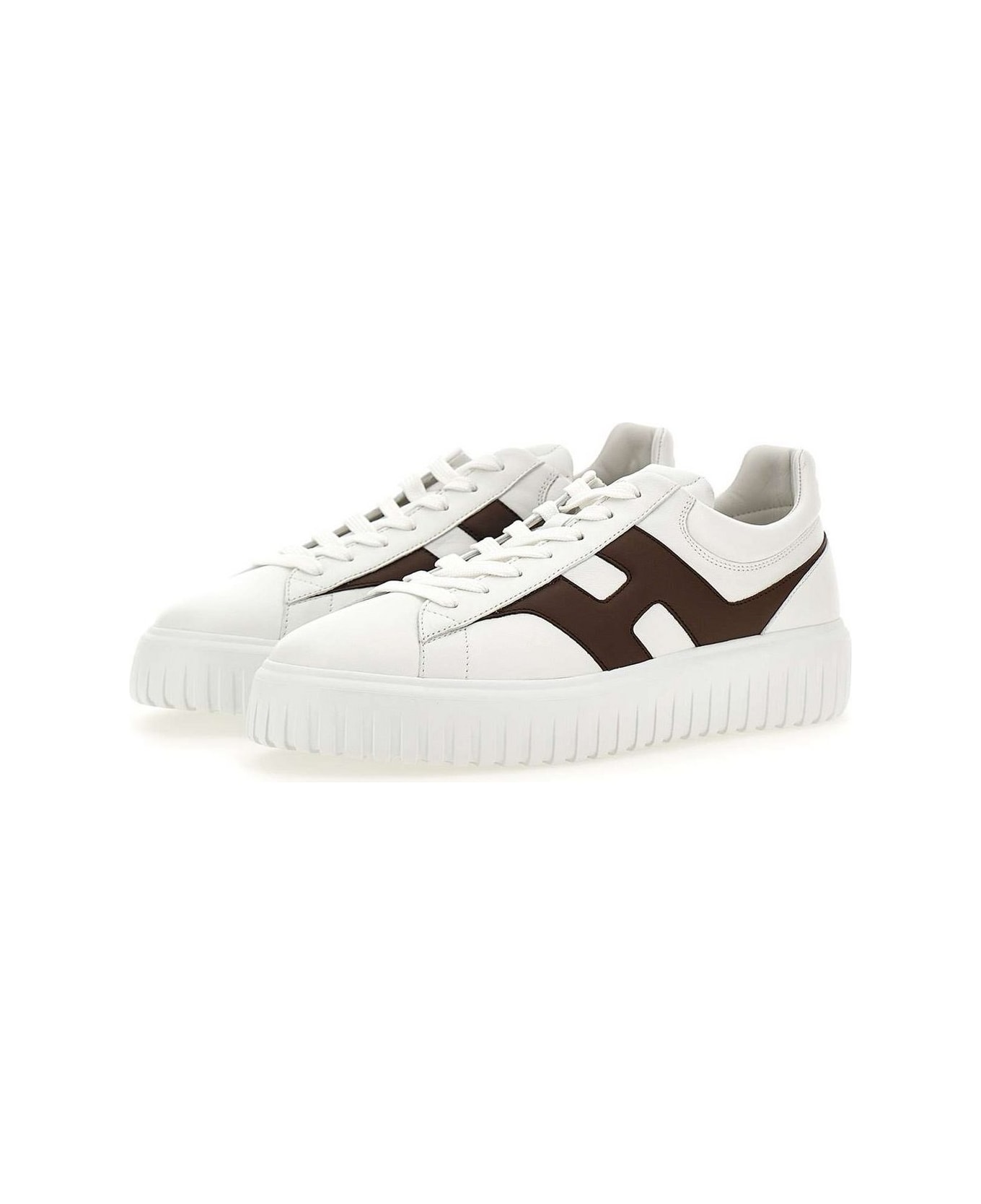 Hogan H-stripes Low-top Sneakers Hogan - WHITE