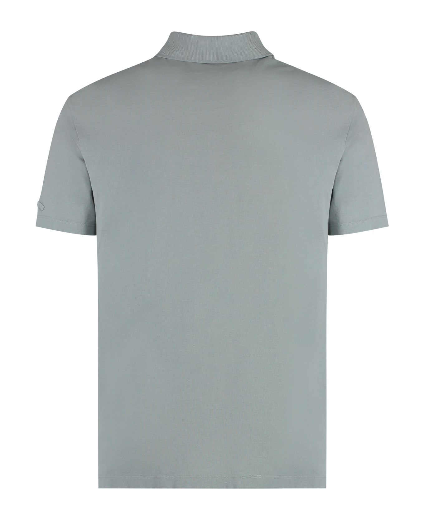 Paul&Shark Short Sleeve Cotton Polo Shirt - grey