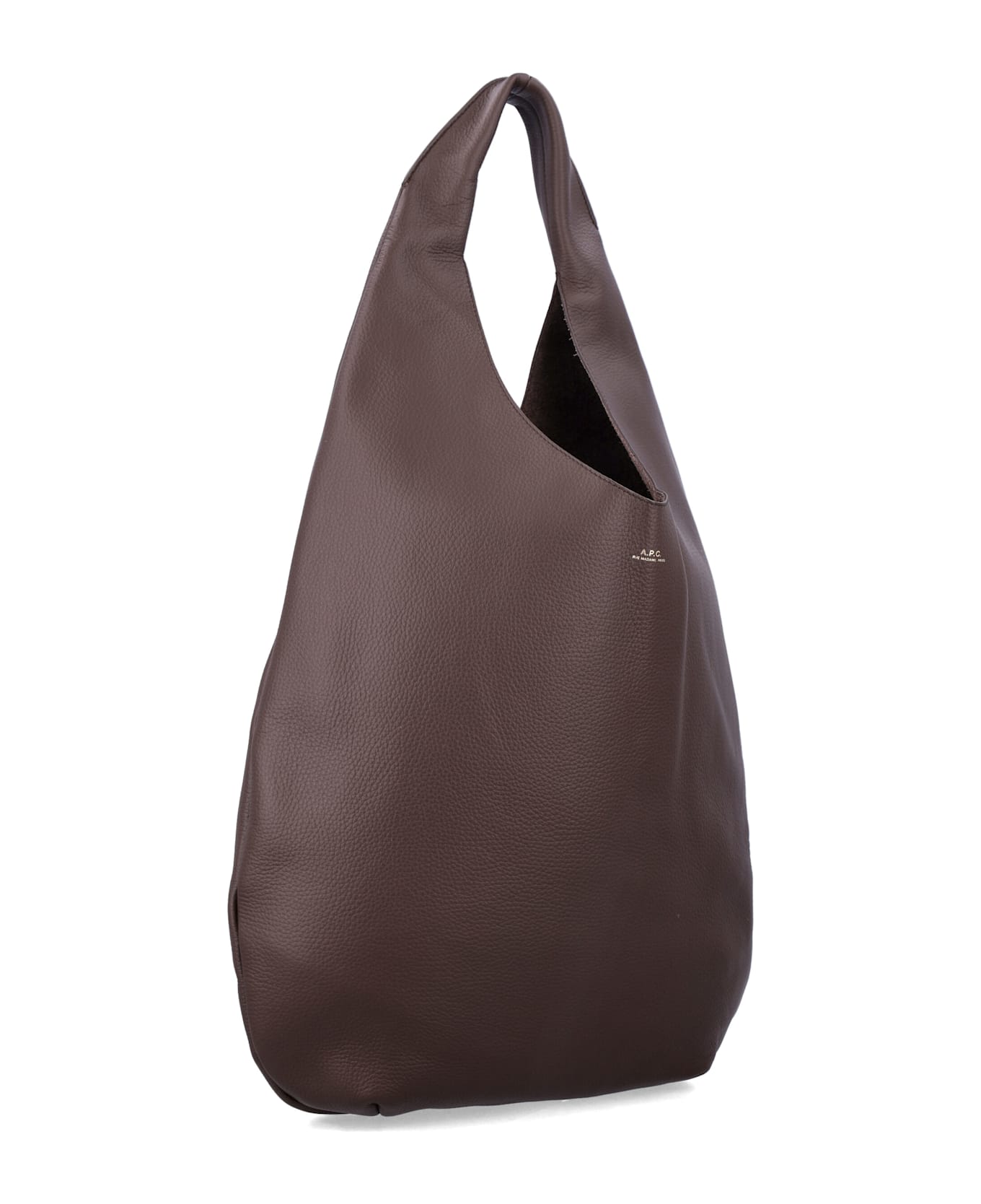 A.P.C. Le Neige Grained Leather Handbag - TONKA