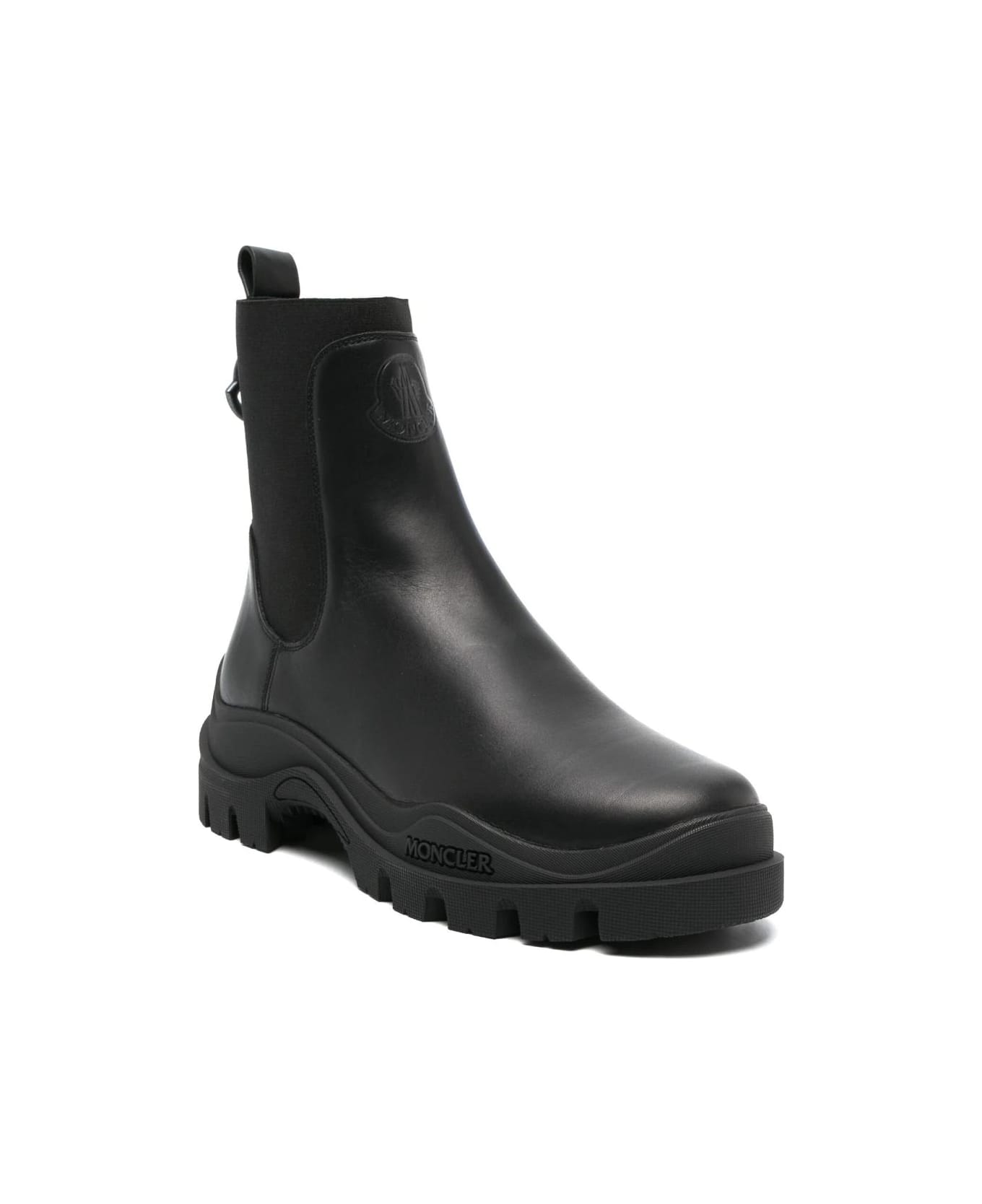 Moncler Black Larue Chelsea Boots - Black ブーツ