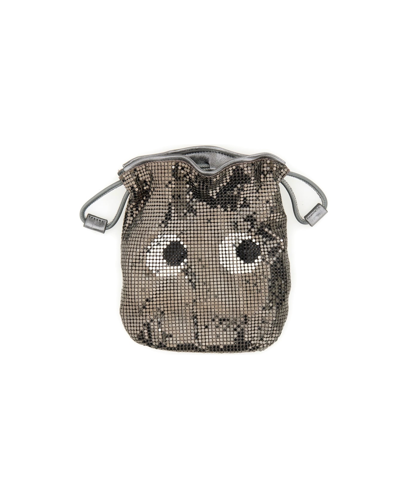Anya Hindmarch Pouch In Mesh - CHARCOAL